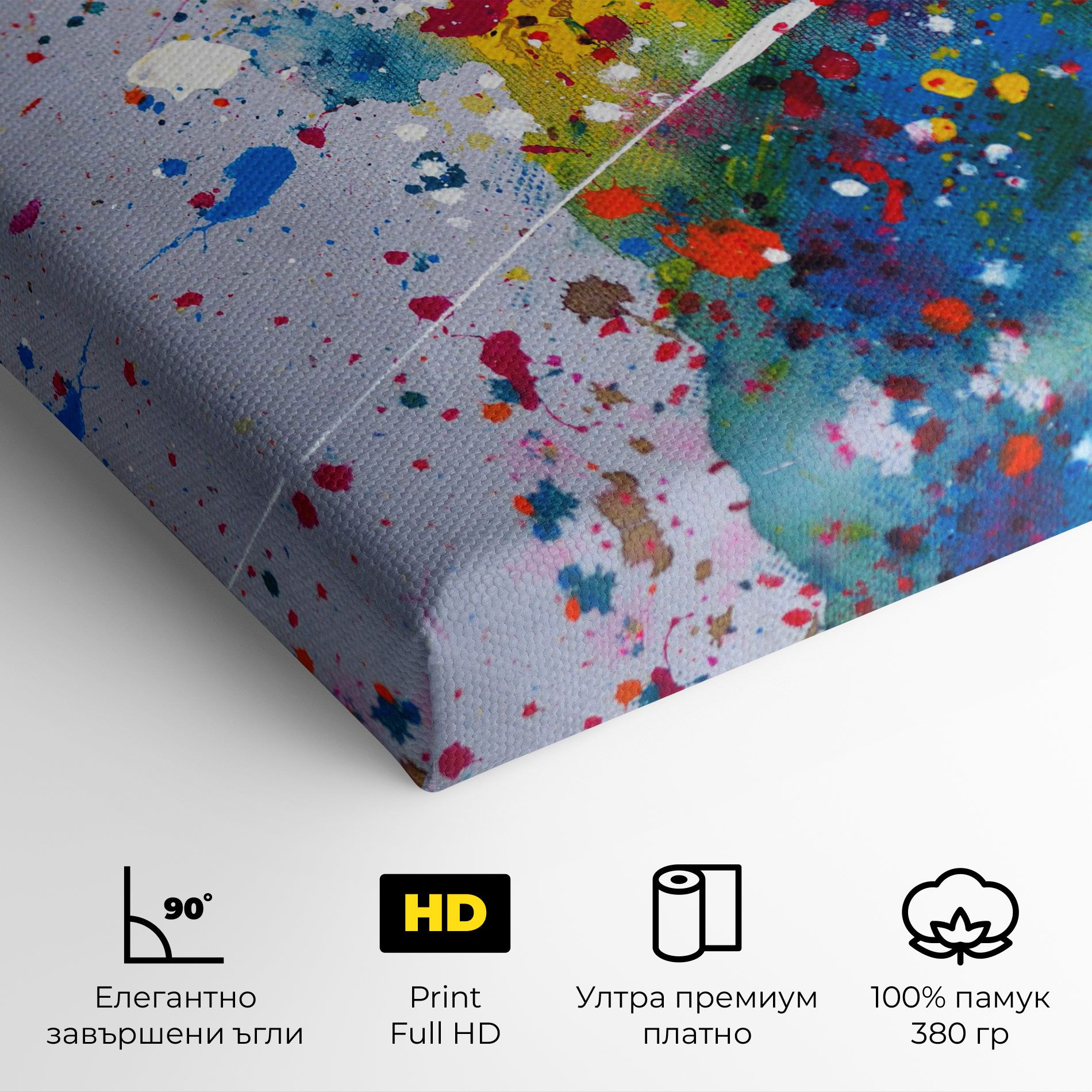 Watercolor Drops mockup 4