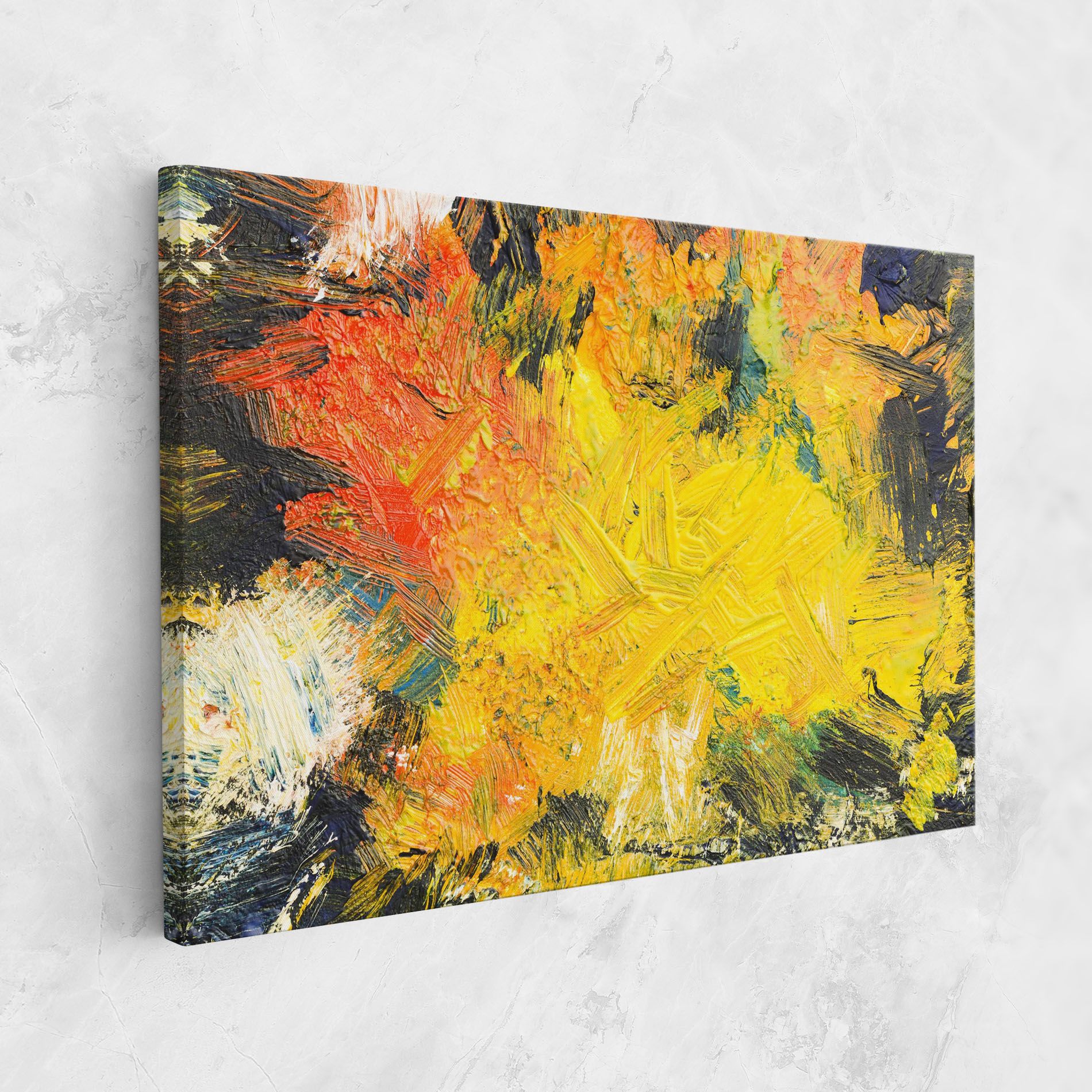 Artistic Yellow Painting mockup 1