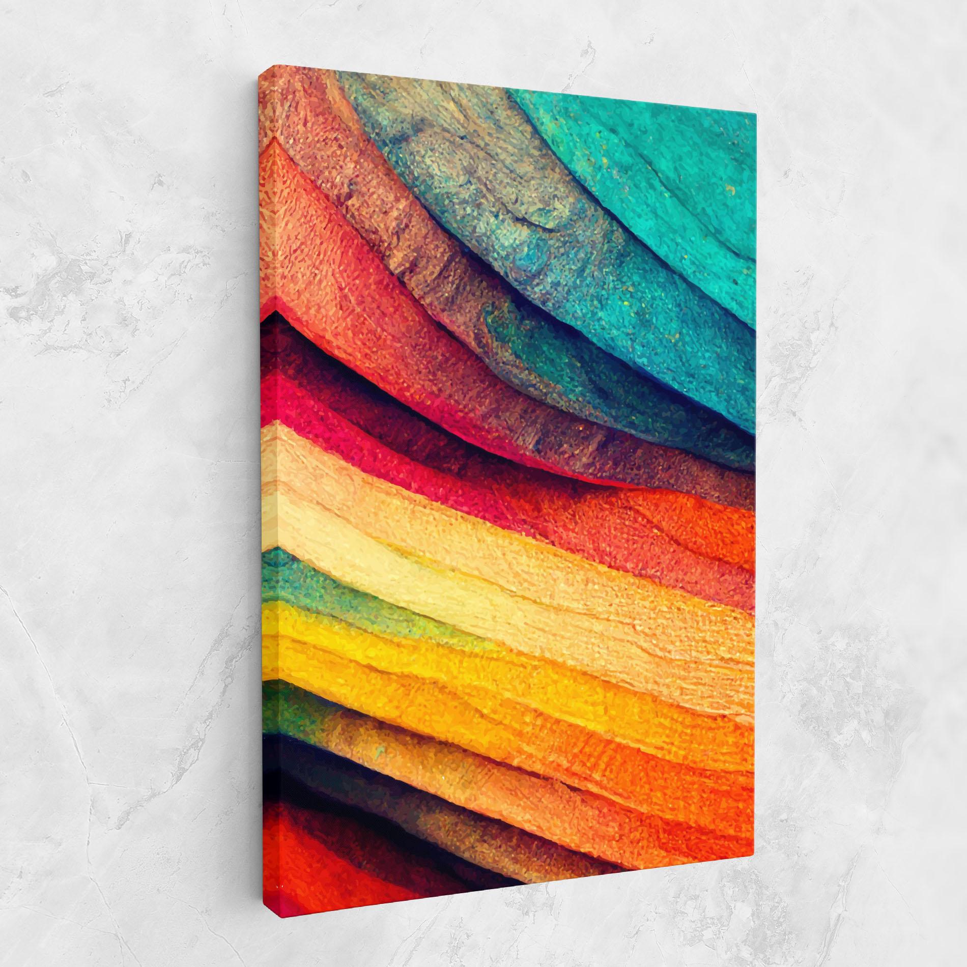 Картина на платно Autumn Abstract Color mockup 1
