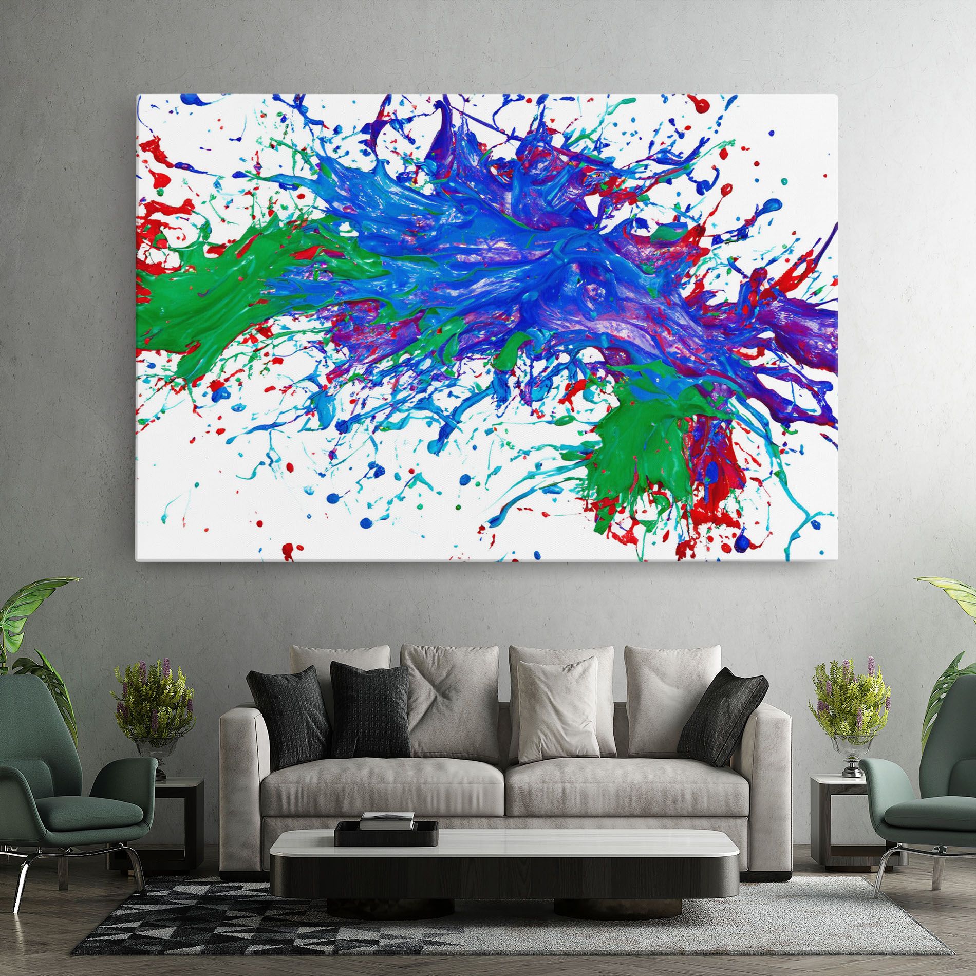 Colorful Blue Purple mockup 7