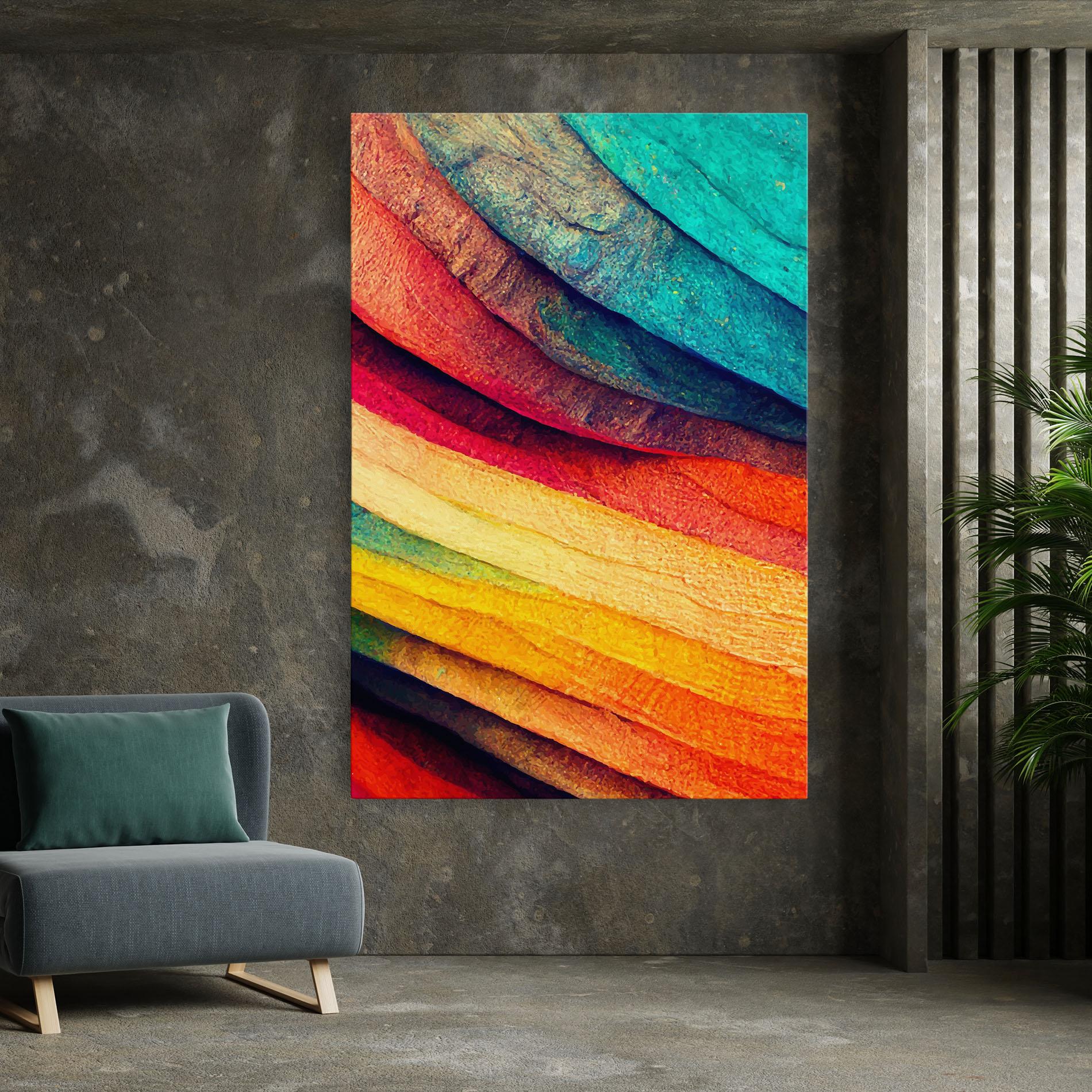 Картина на платно Autumn Abstract Color mockup 7