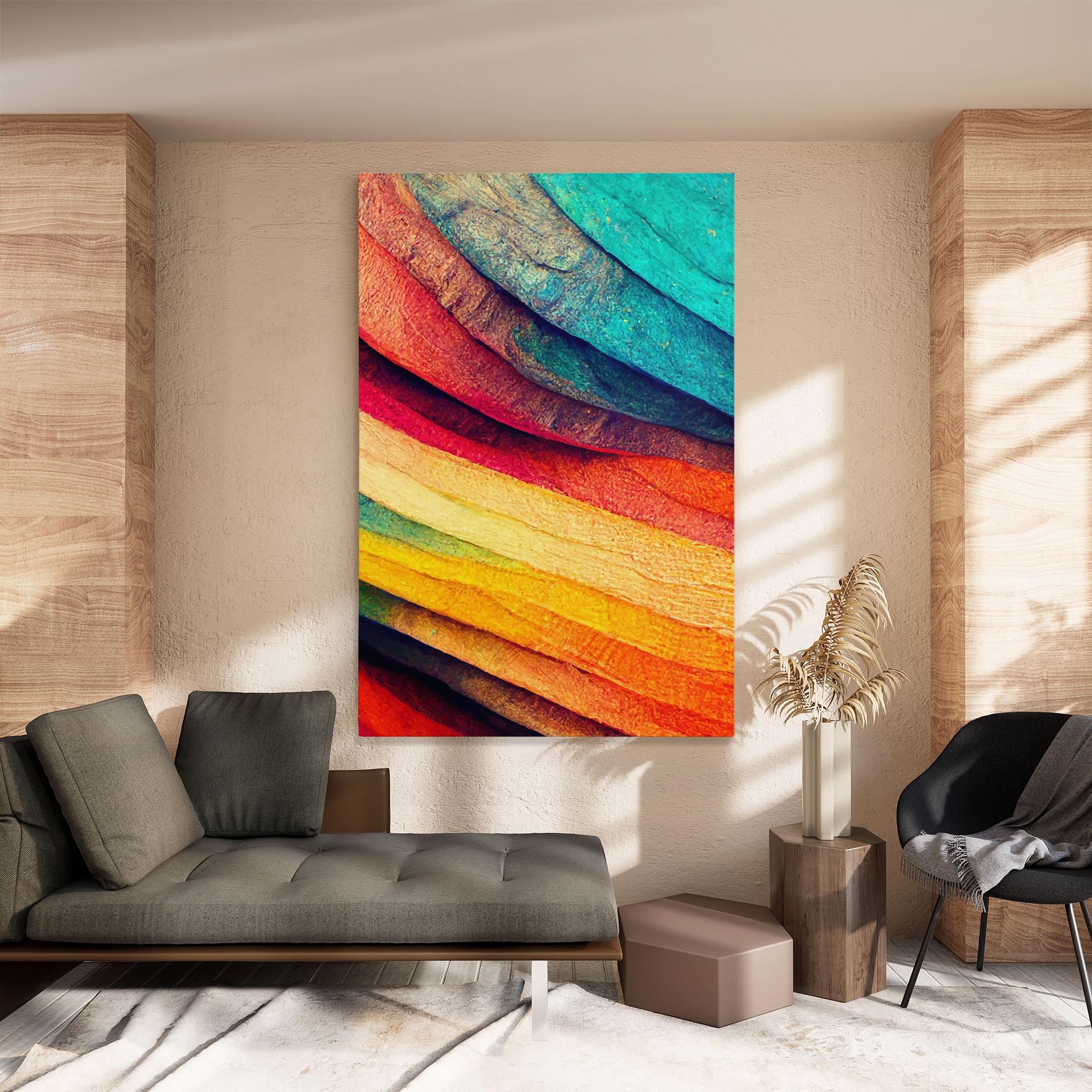 Картина на платно Autumn Abstract Color mockup 8