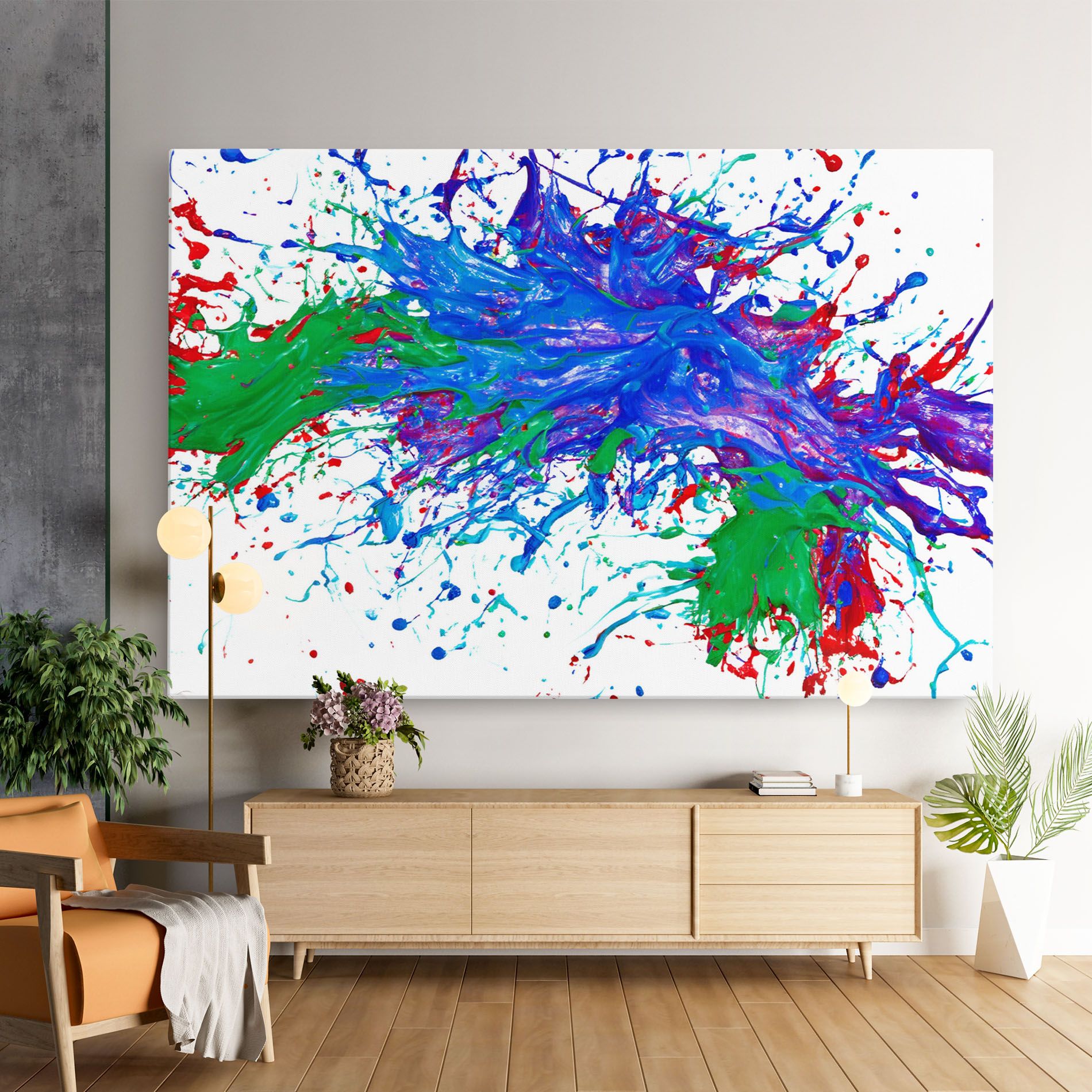 Colorful Blue Purple mockup 9