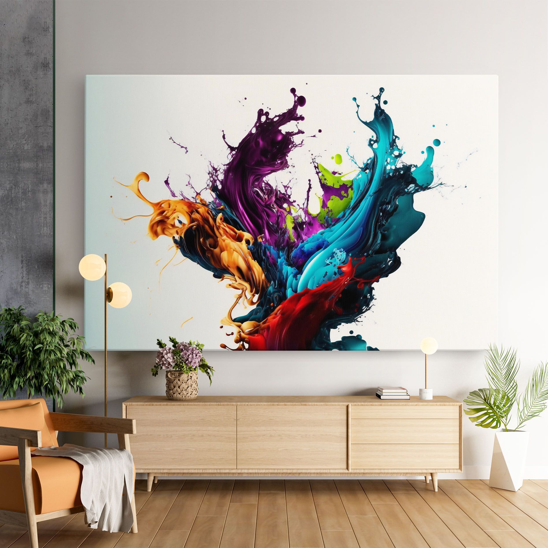 Dark Purple Splash mockup 9