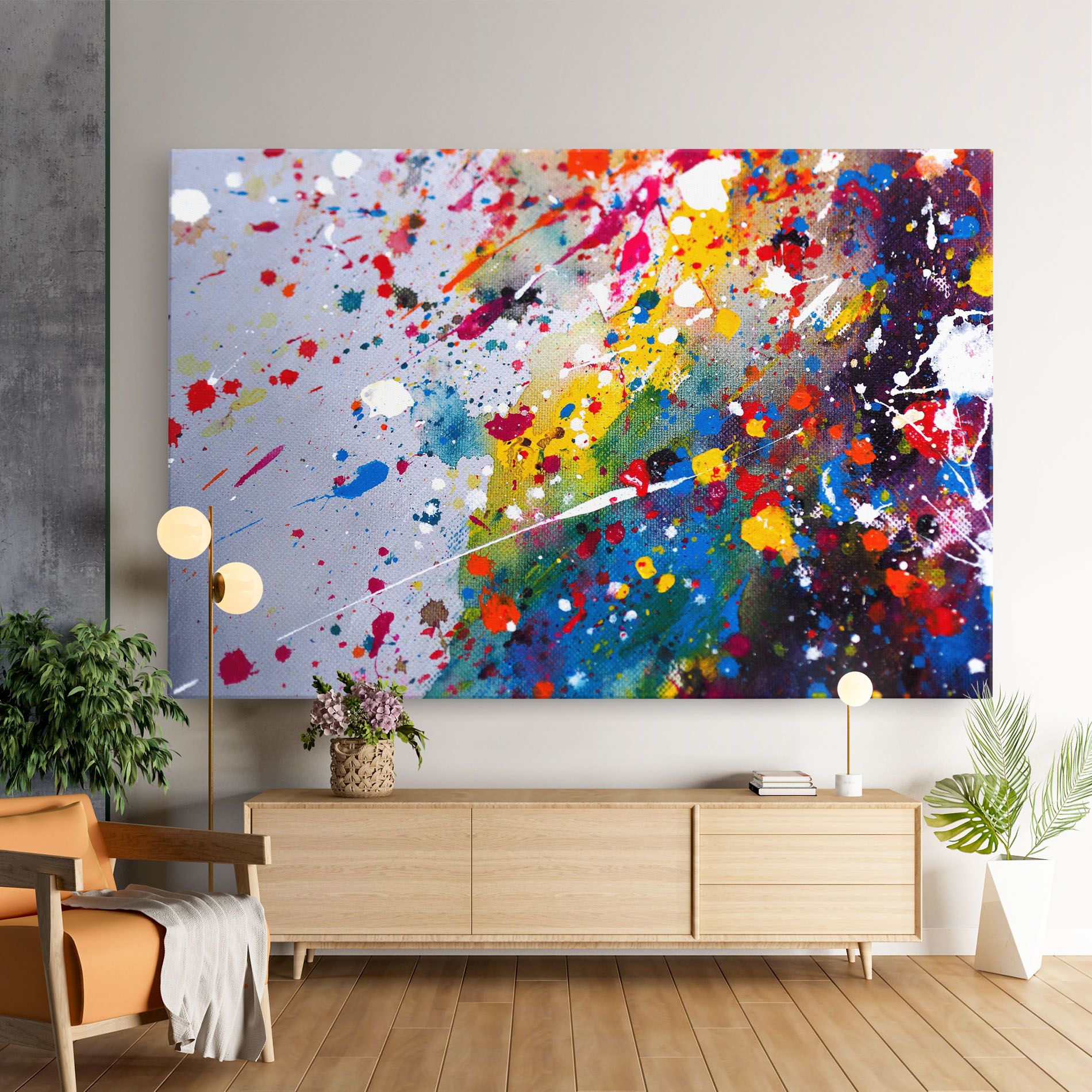 Watercolor Drops mockup 9