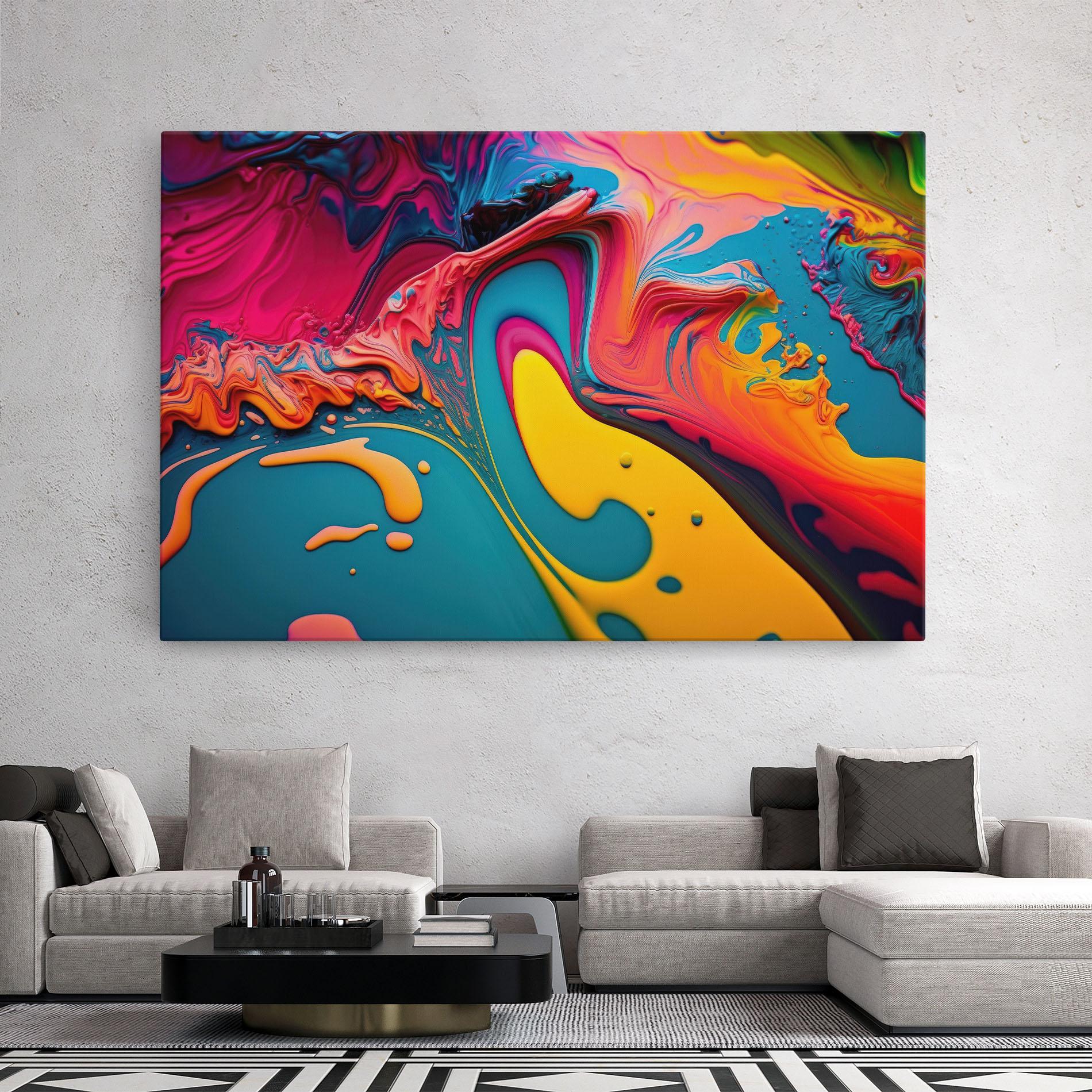 Картина на платно Acrylic Close Up mockup 2