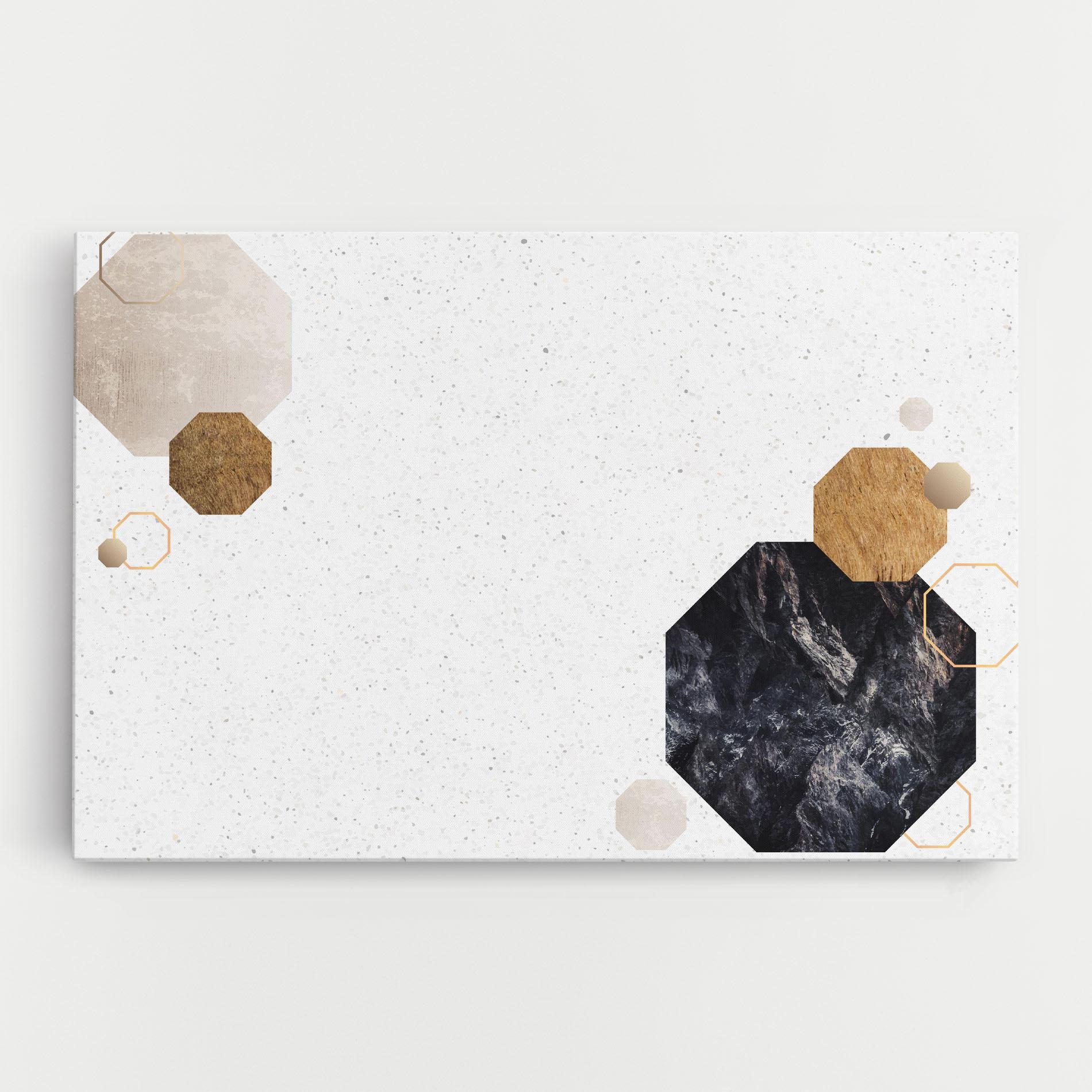 Картина на платно Big Hexagon mockup 0