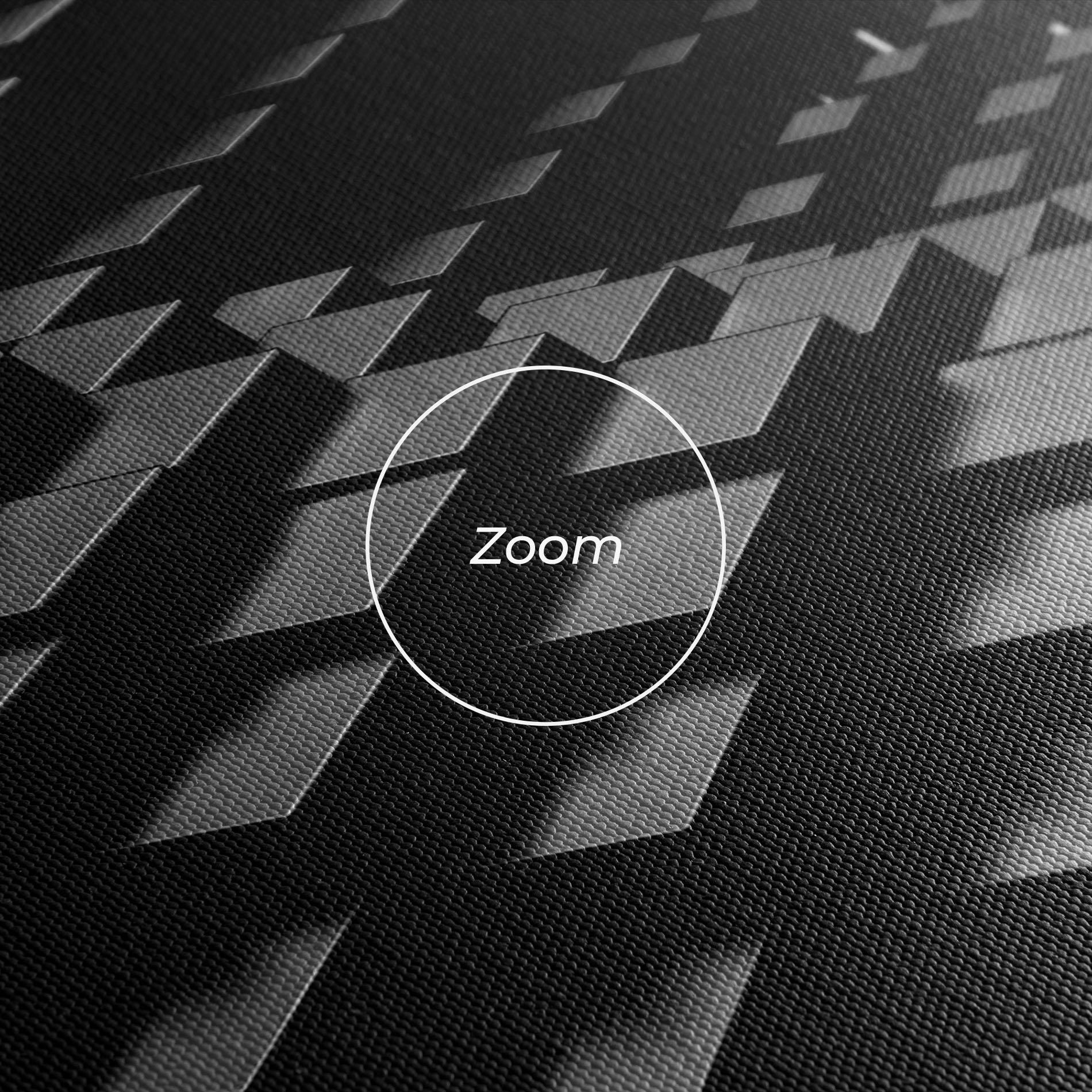 Картина на платно Black Square Wave mockup 3