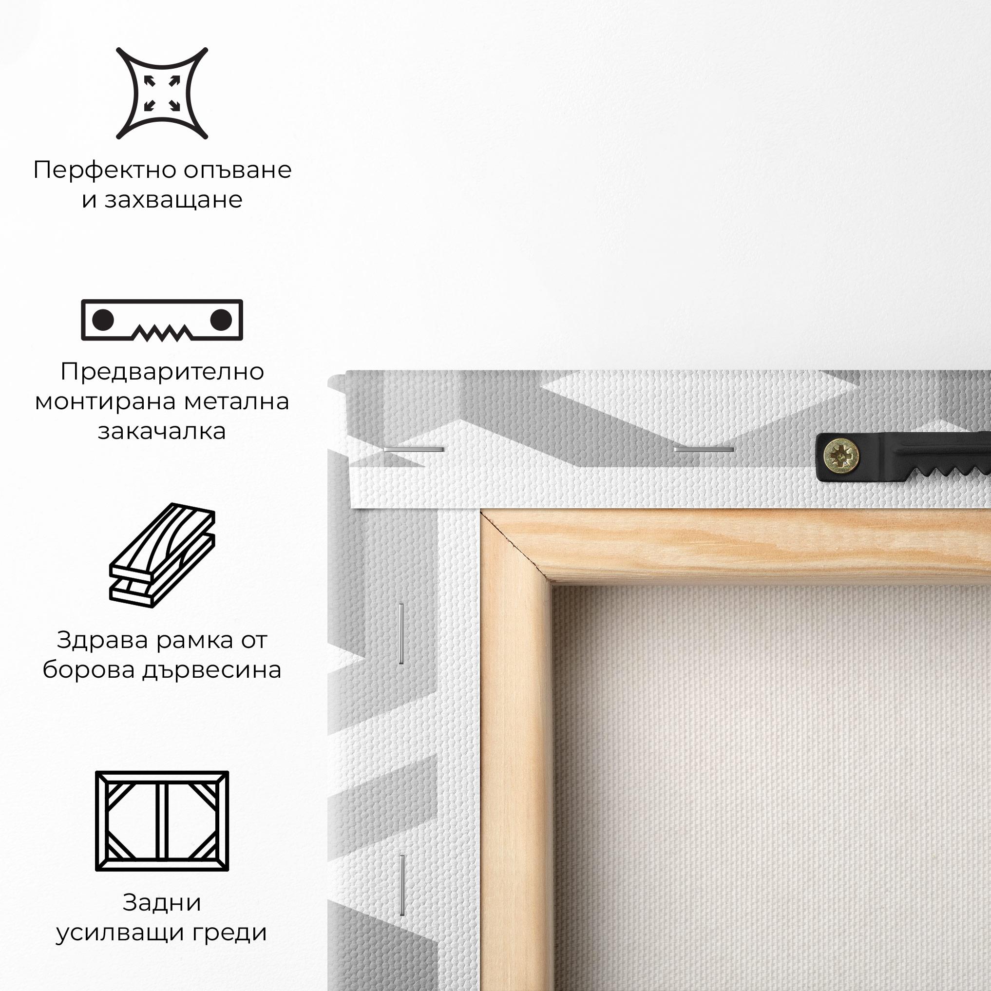 Картина на платно 3d Square mockup 5