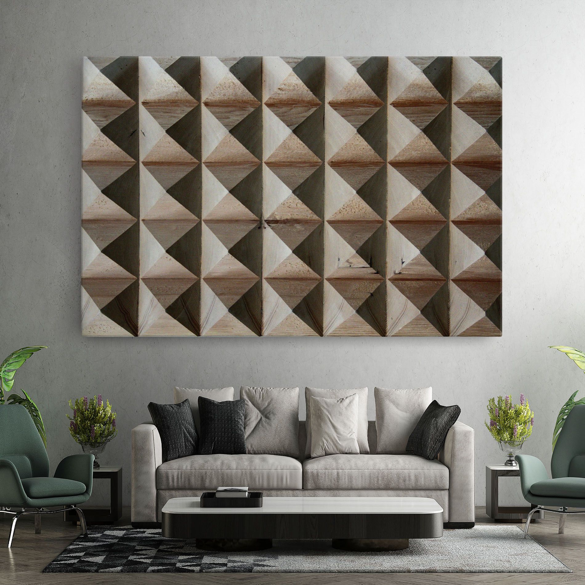 Cream Pyramid mockup 7