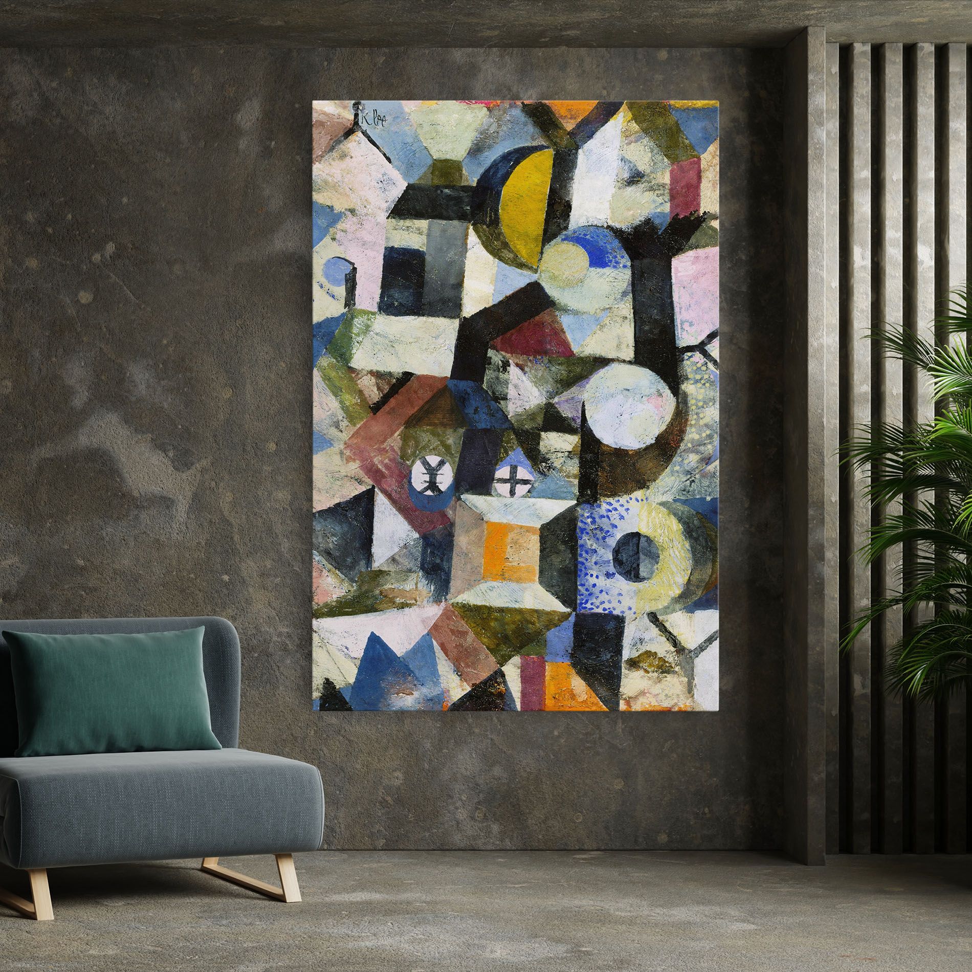 Abstract Geometric mockup 7