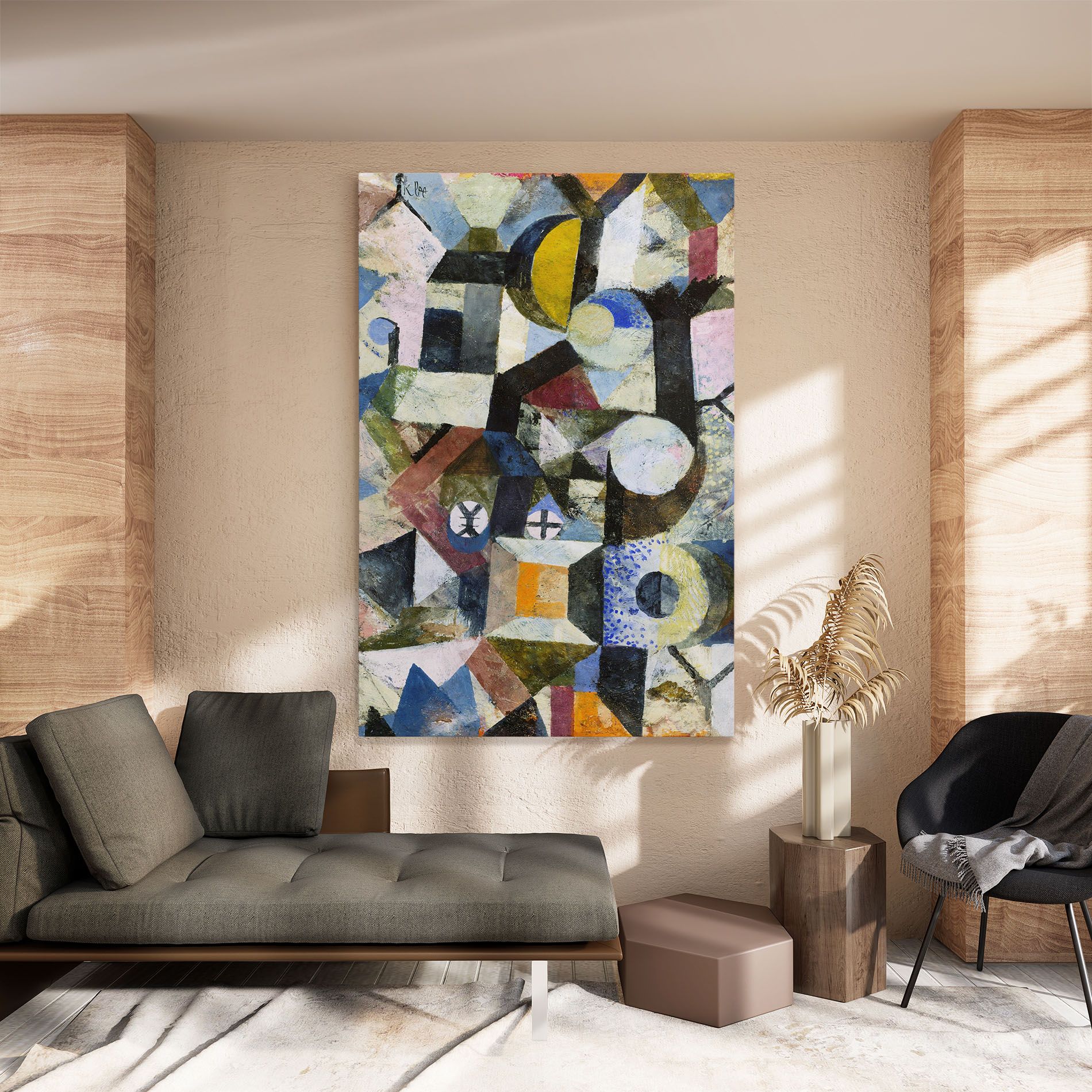 Abstract Geometric mockup 8