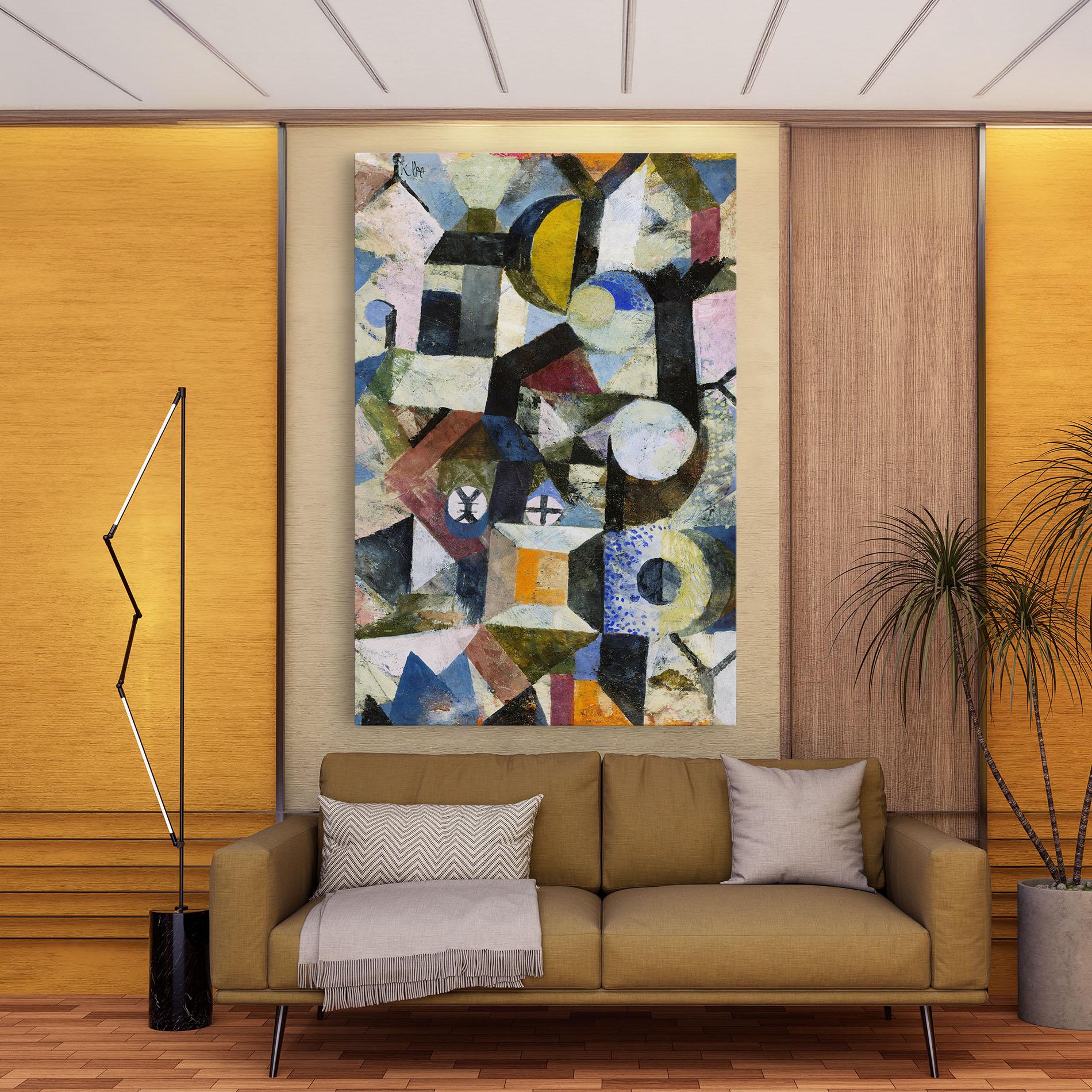 Картина на платно Abstract Geometric mockup 9