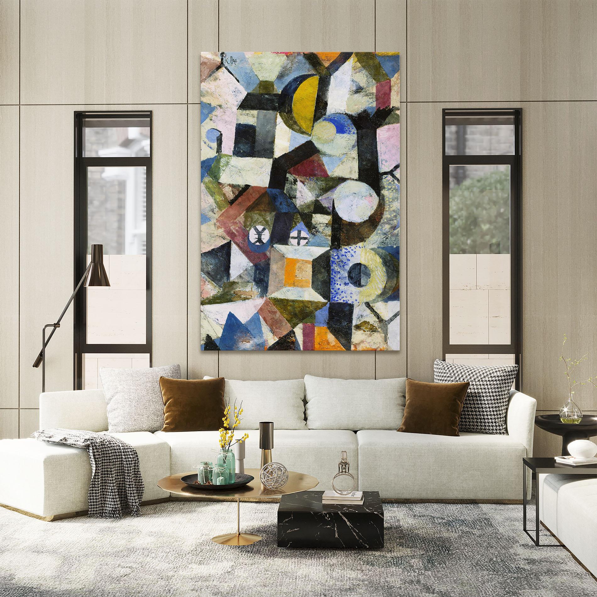 Картина на платно Abstract Geometric mockup 2