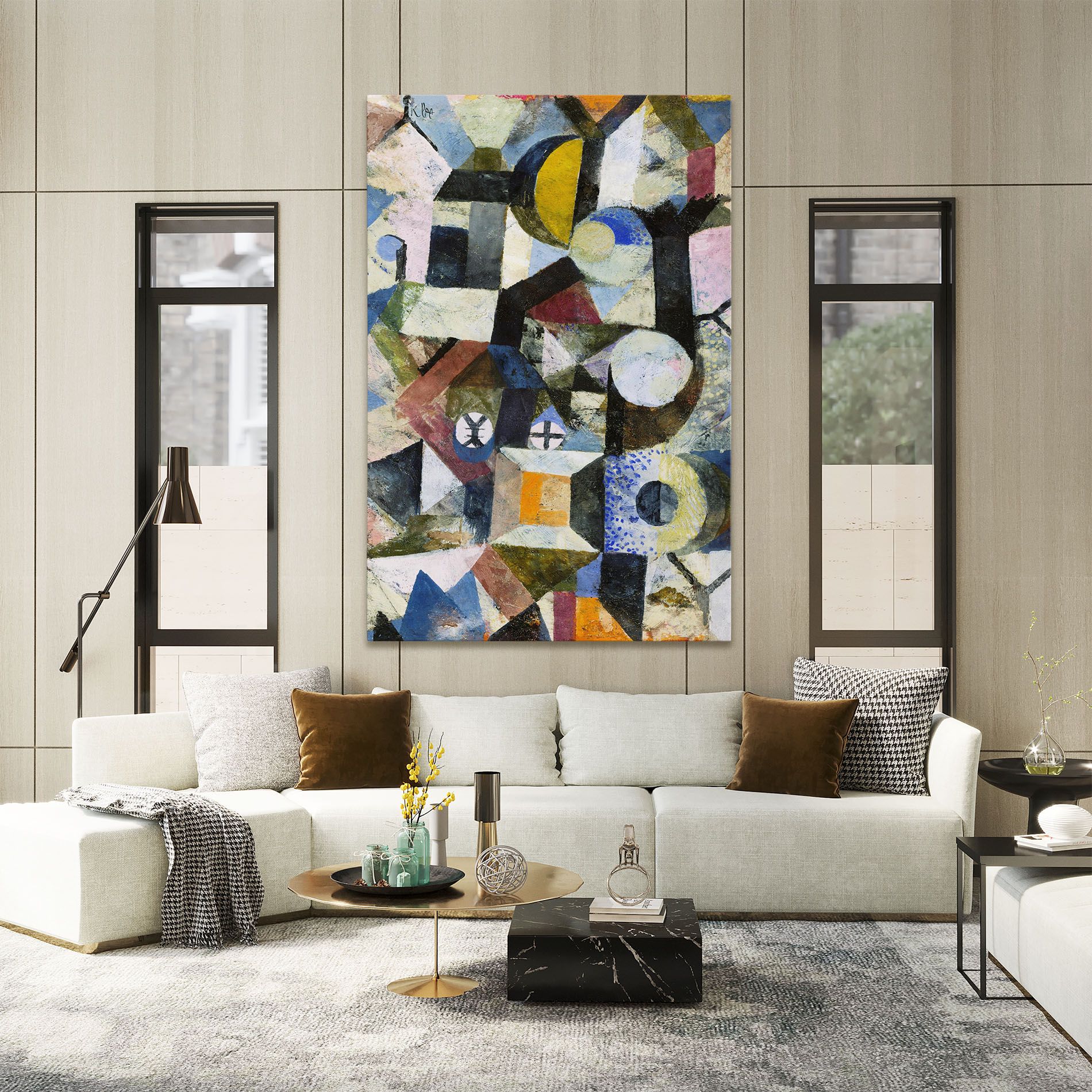 Abstract Geometric mockup 2