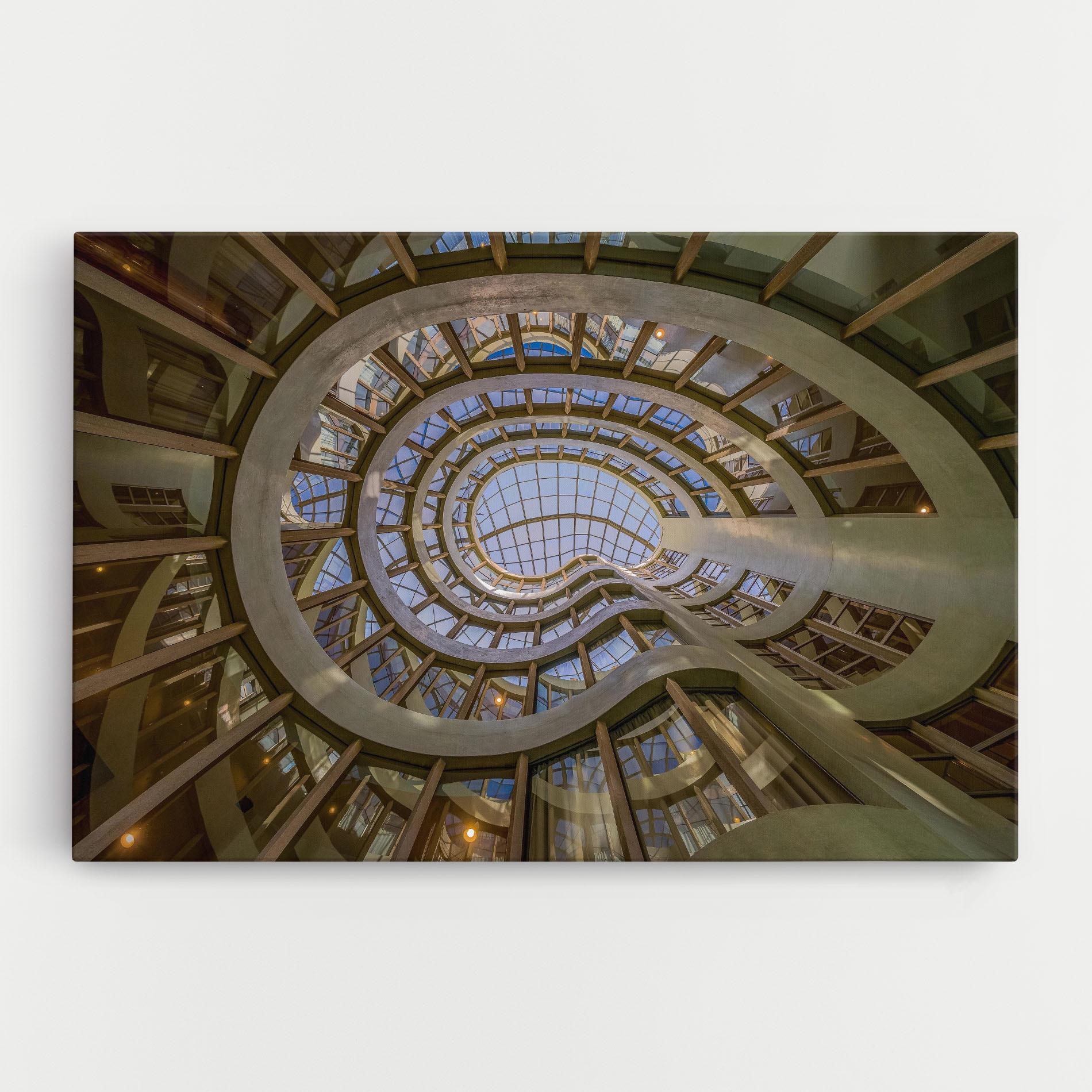 Картина на платно Glass Building mockup 0