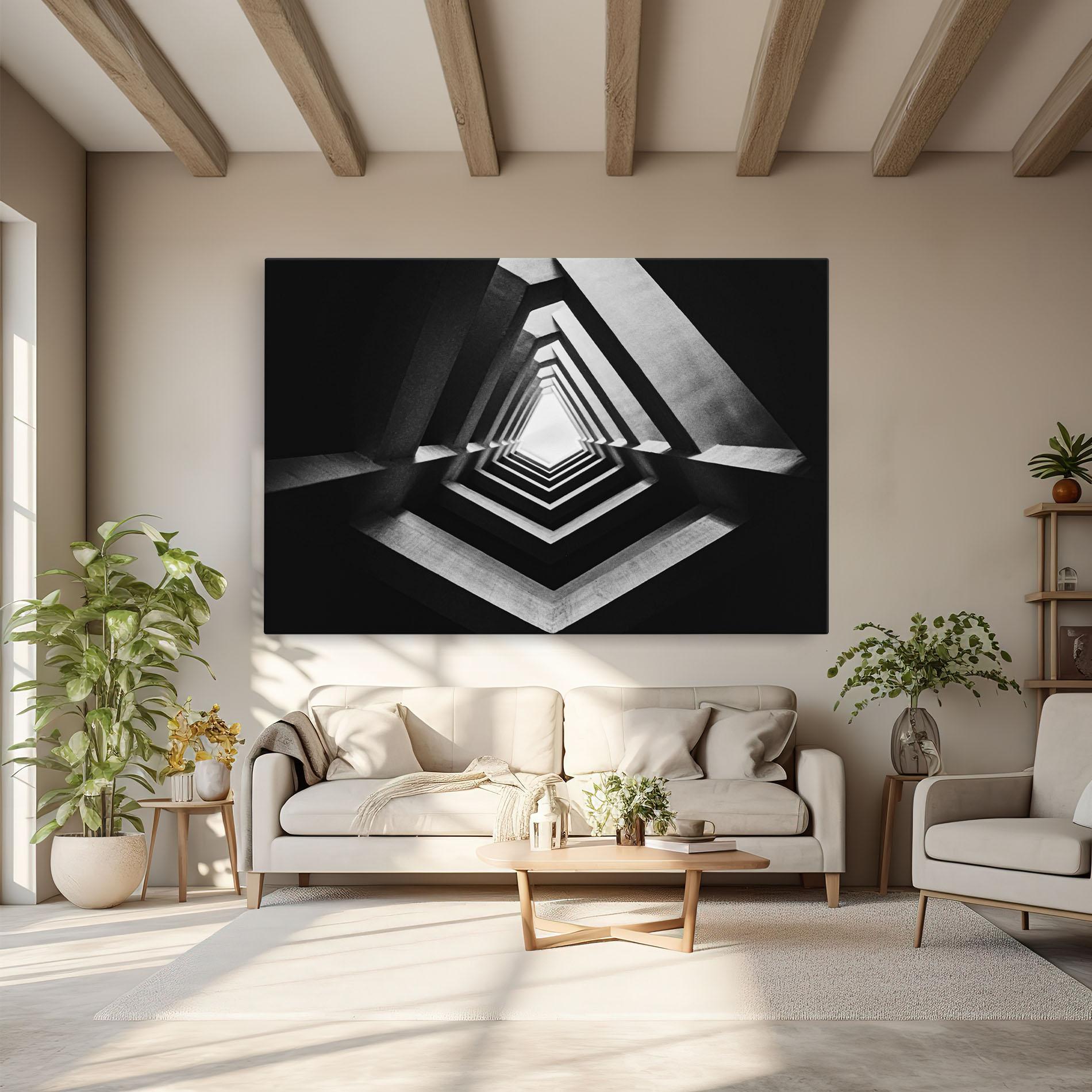 Картина на платно Dark Shadow mockup 6