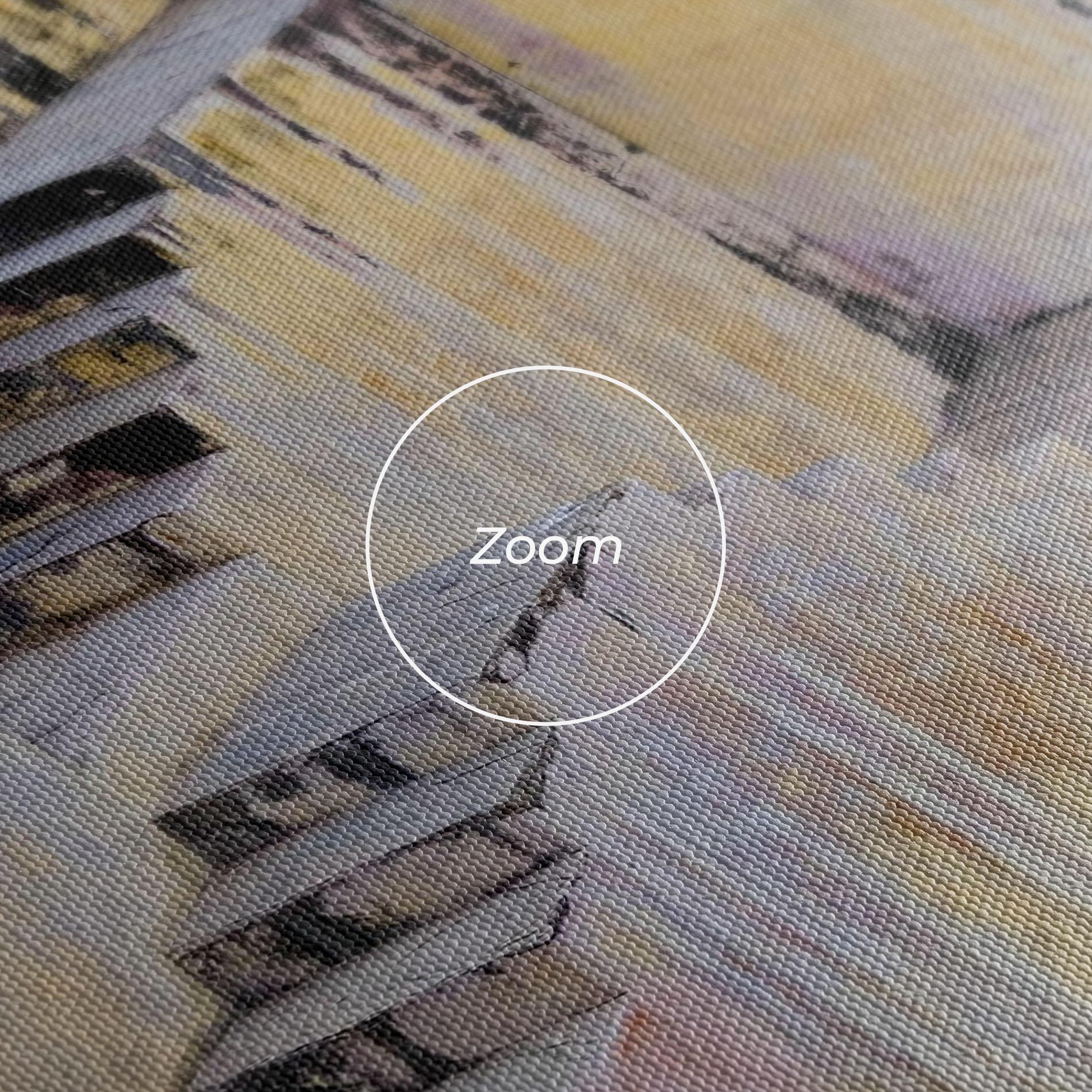 Картина на платно Old Yellow Stairs mockup 3