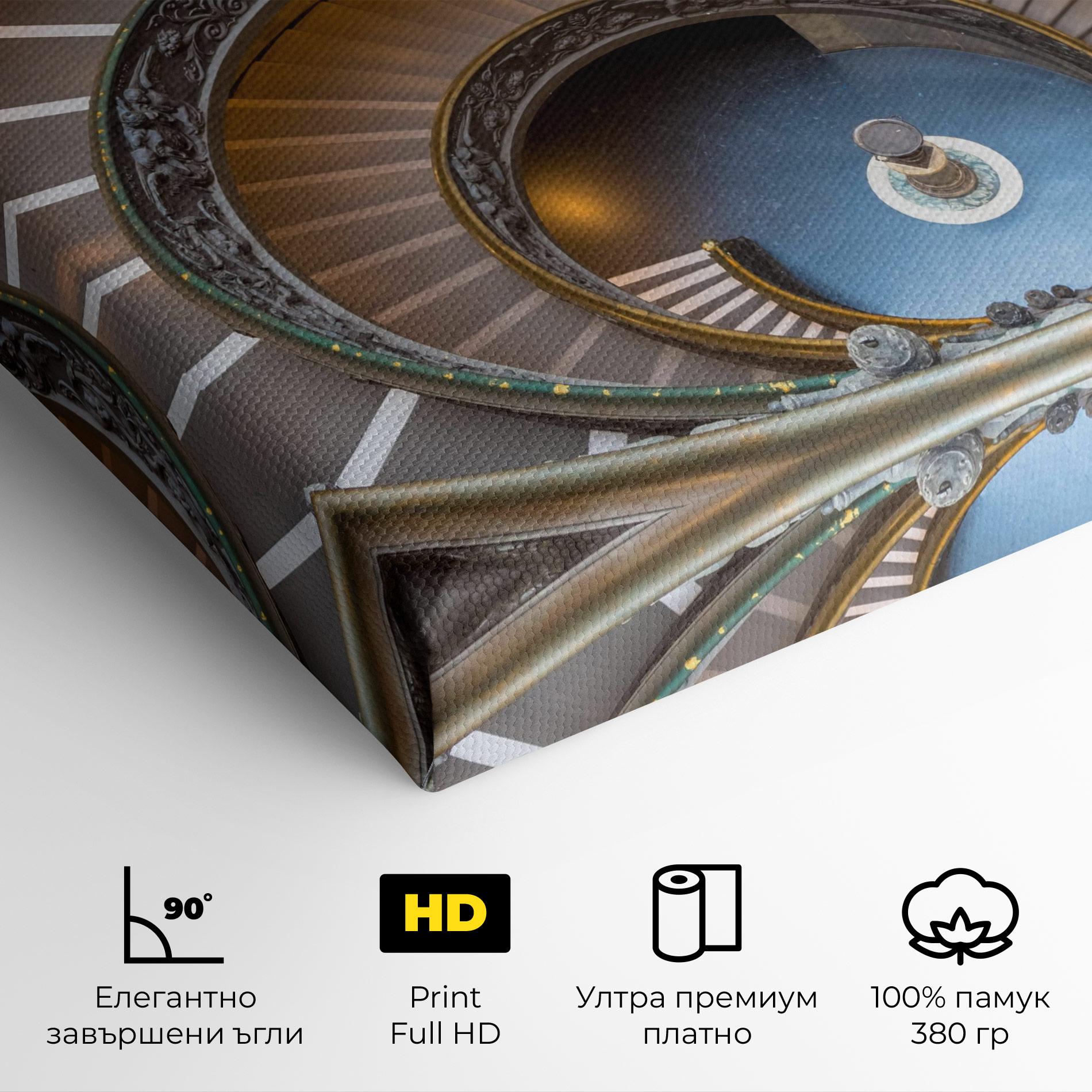 Картина на платно Colored Stairs mockup 4