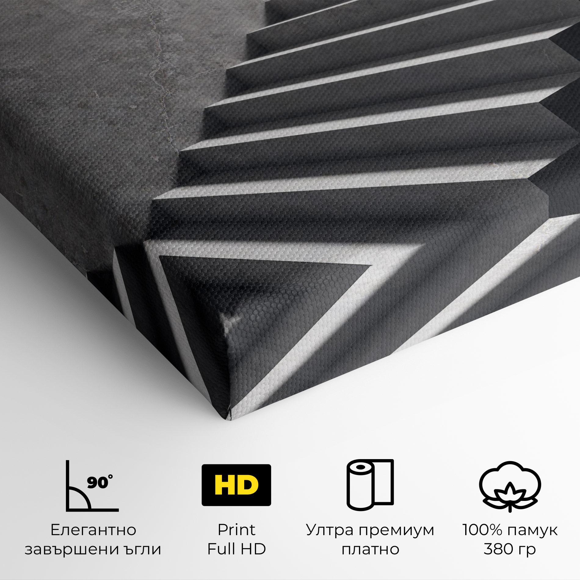 Картина на платно Concrete Stairs mockup 4