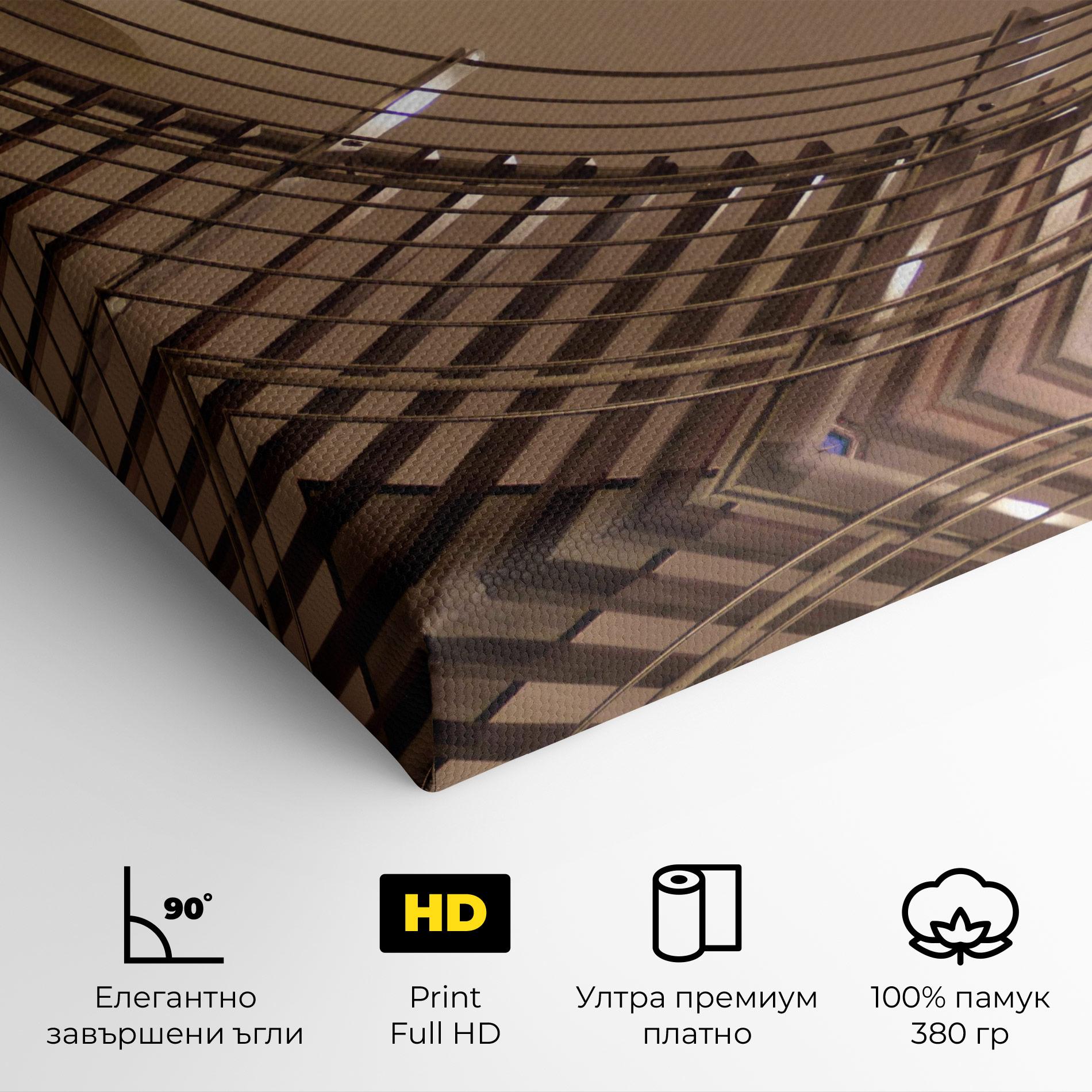 Картина на платно Cream Stairs mockup 4