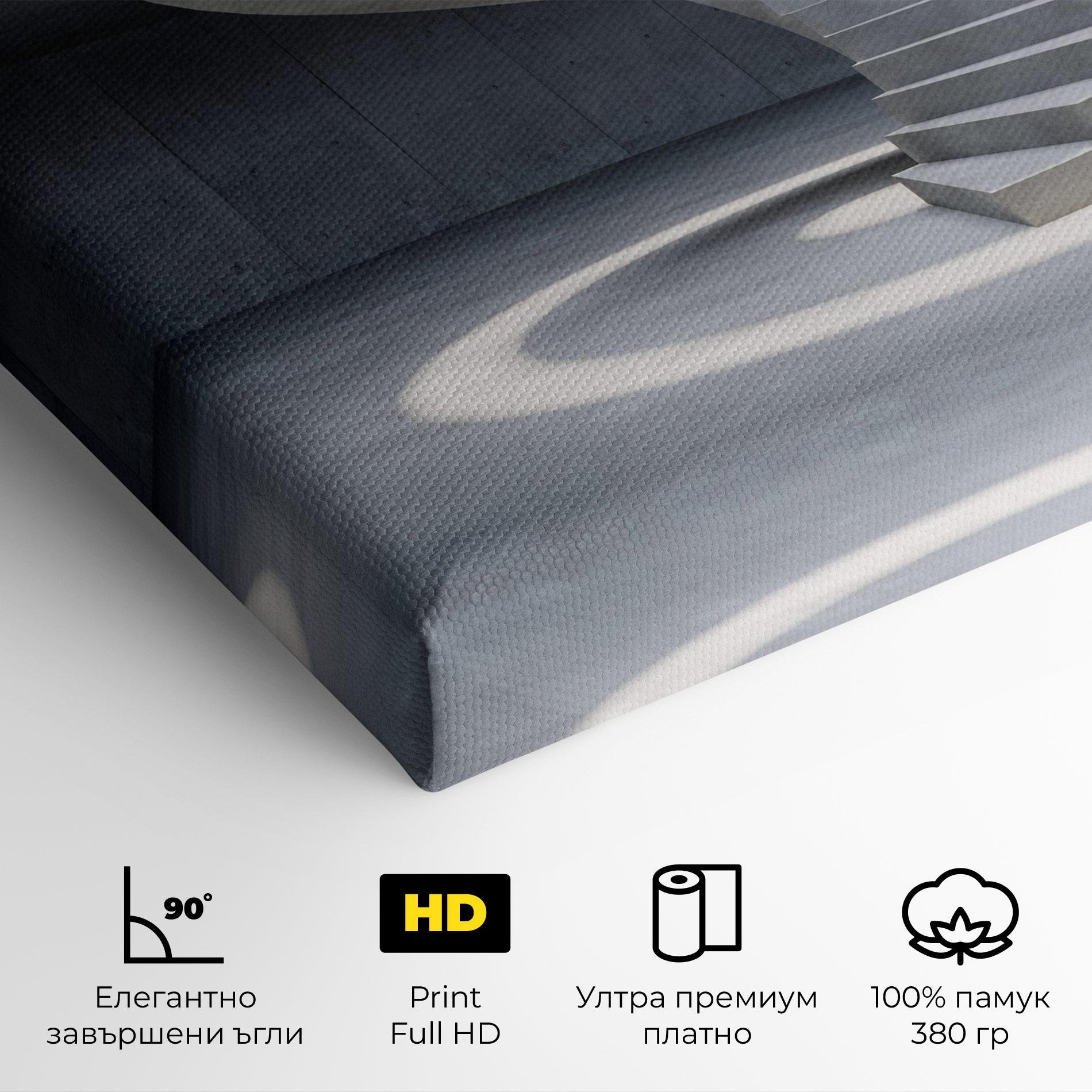 Картина на платно Spiral White Staircase mockup 4