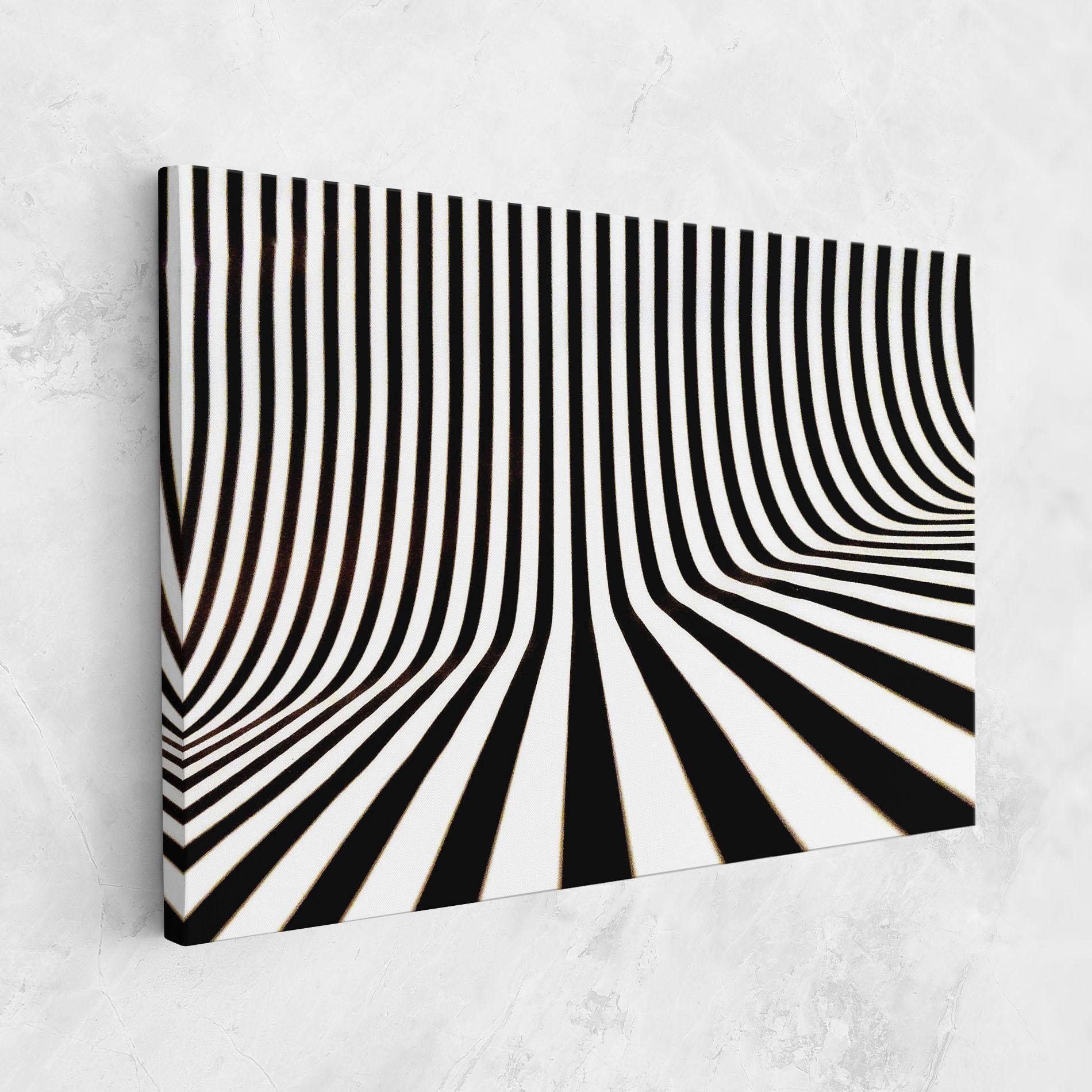 Картина на платно Black And White Illusion mockup 1