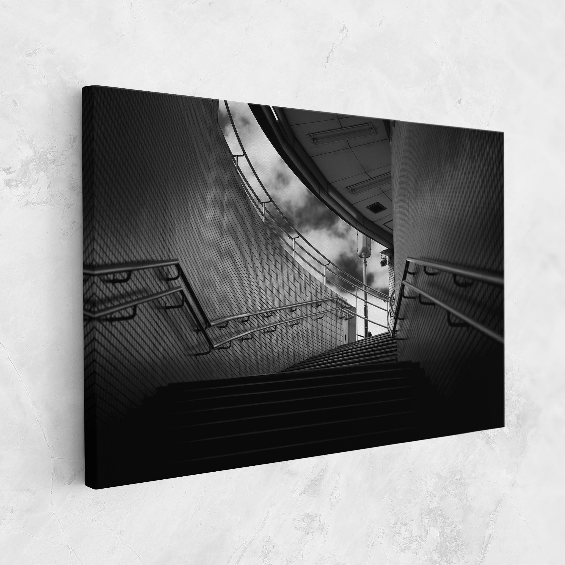 Grey Up Stairs mockup 1