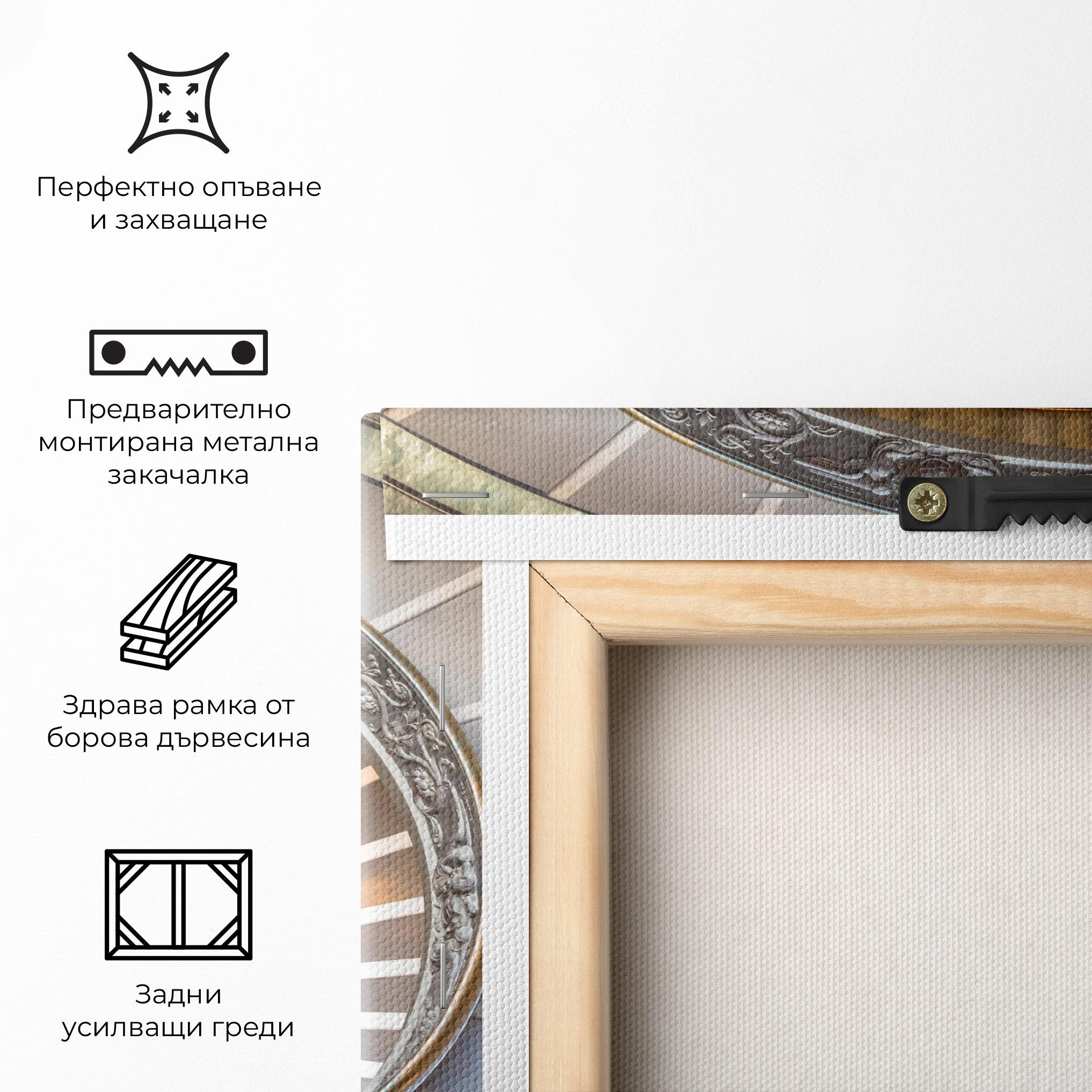 Картина на платно Colored Stairs mockup 5