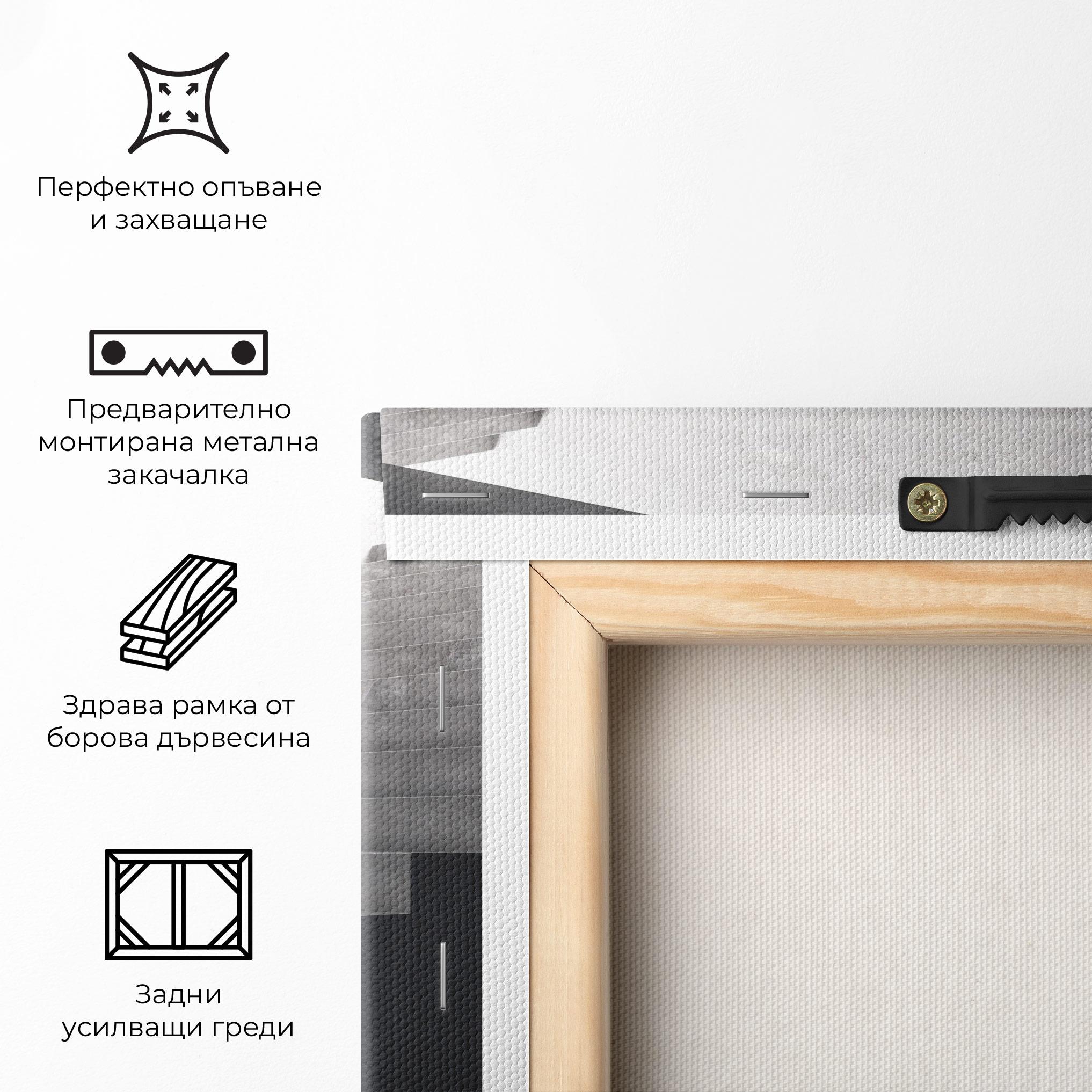 Картина на платно Concrete Stairs mockup 5