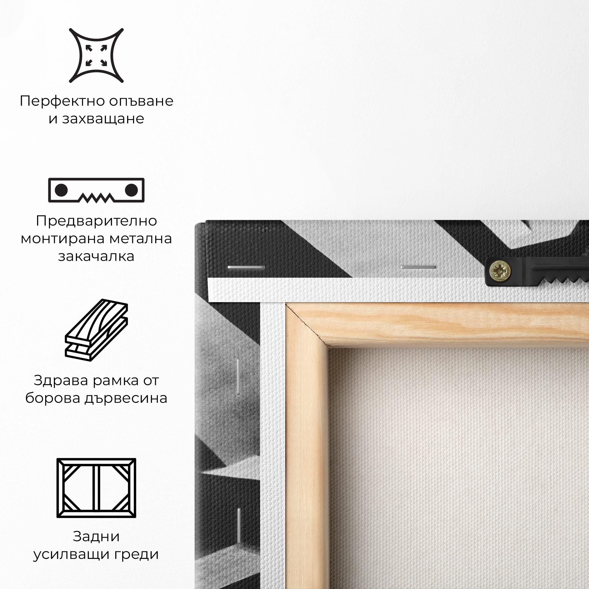 Картина на платно Dark Shadow mockup 5