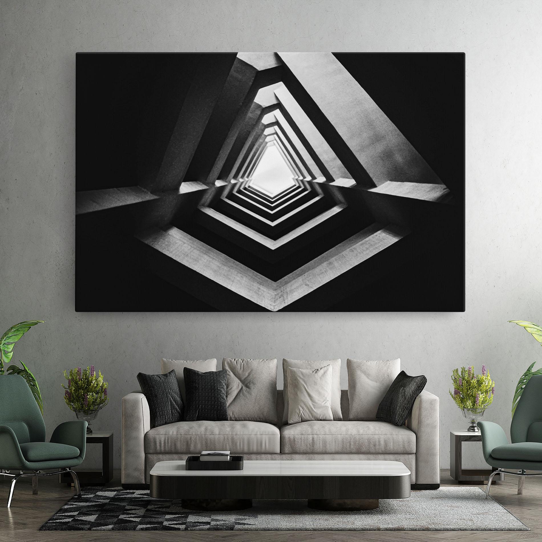 Картина на платно Dark Shadow mockup 7