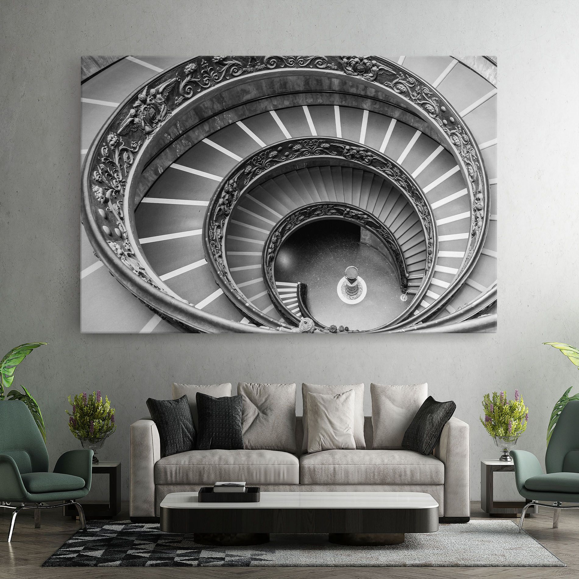 Grey Spiral mockup 7