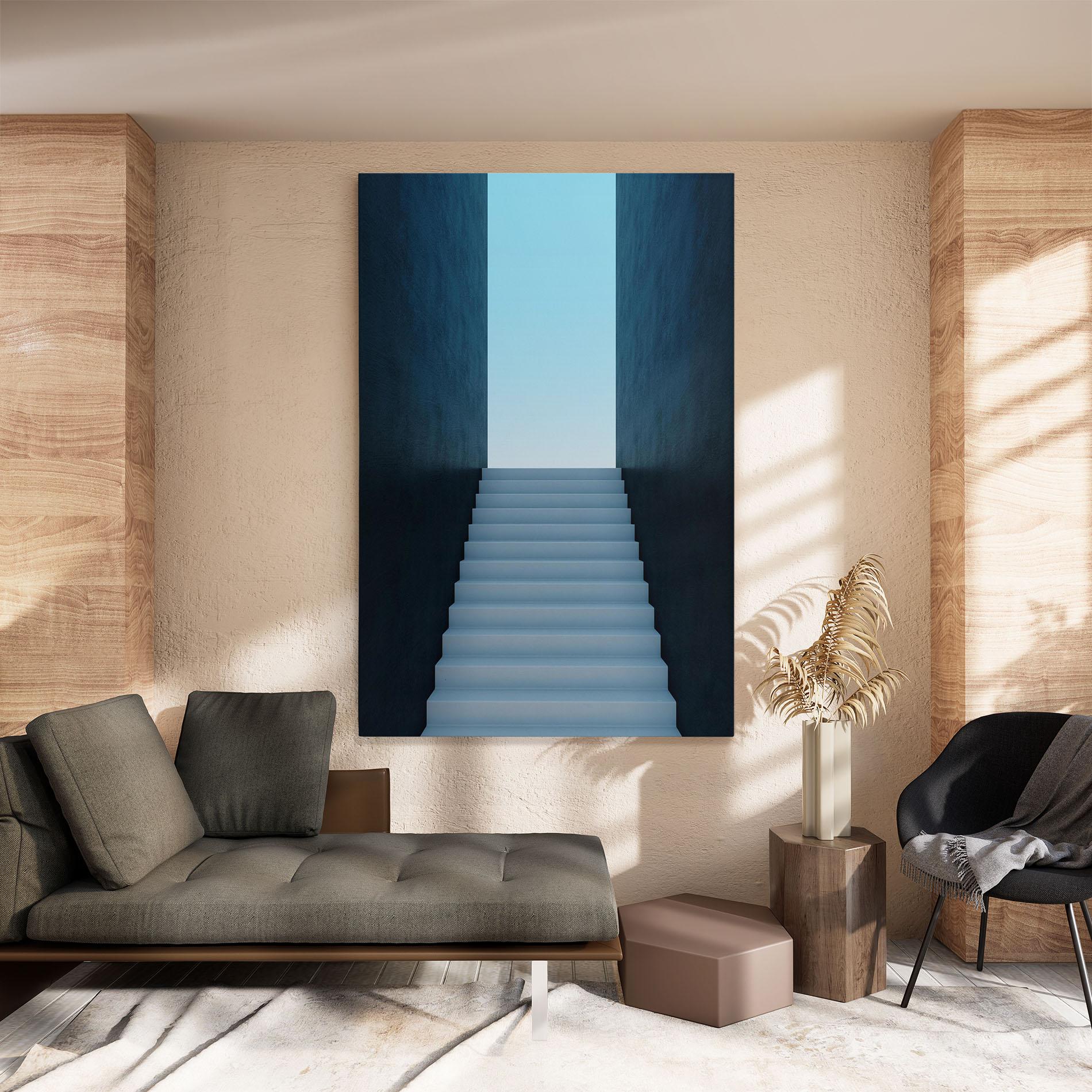 Картина на платно Forward Stairs mockup 8