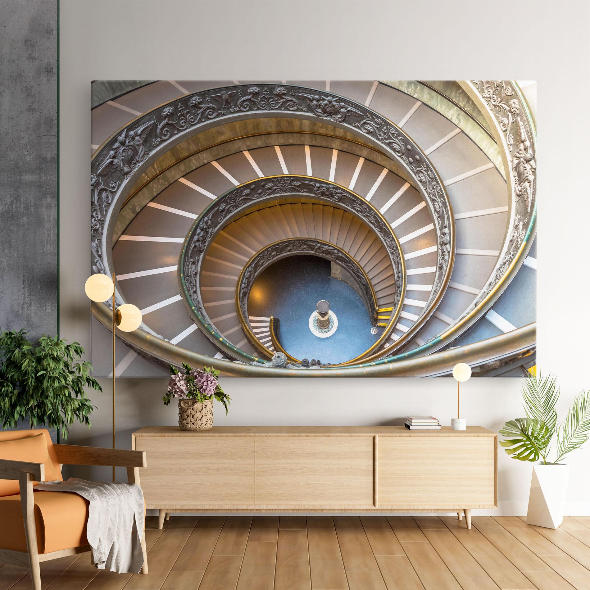 Картина на платно Colored Stairs mockup 9