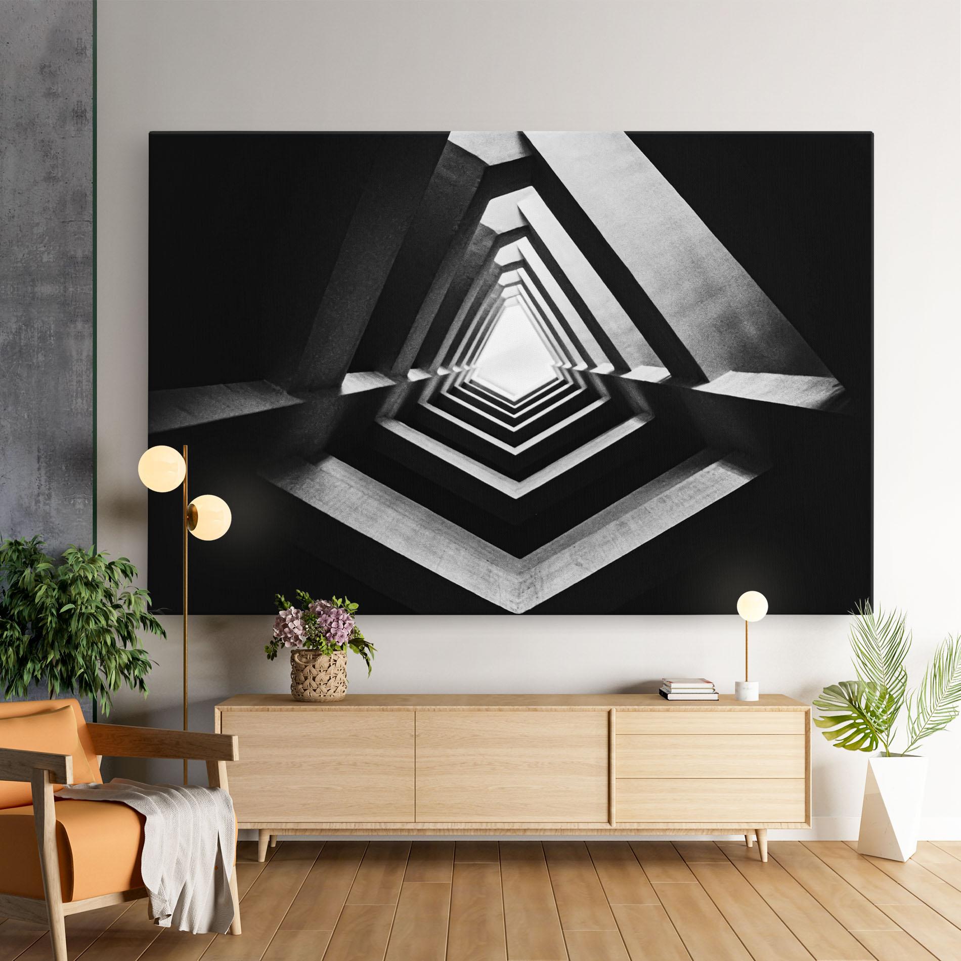 Картина на платно Dark Shadow mockup 9