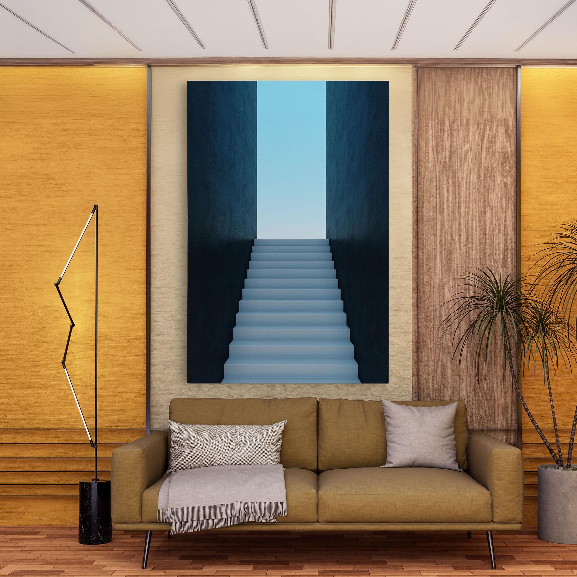 Картина на платно Forward Stairs mockup 9