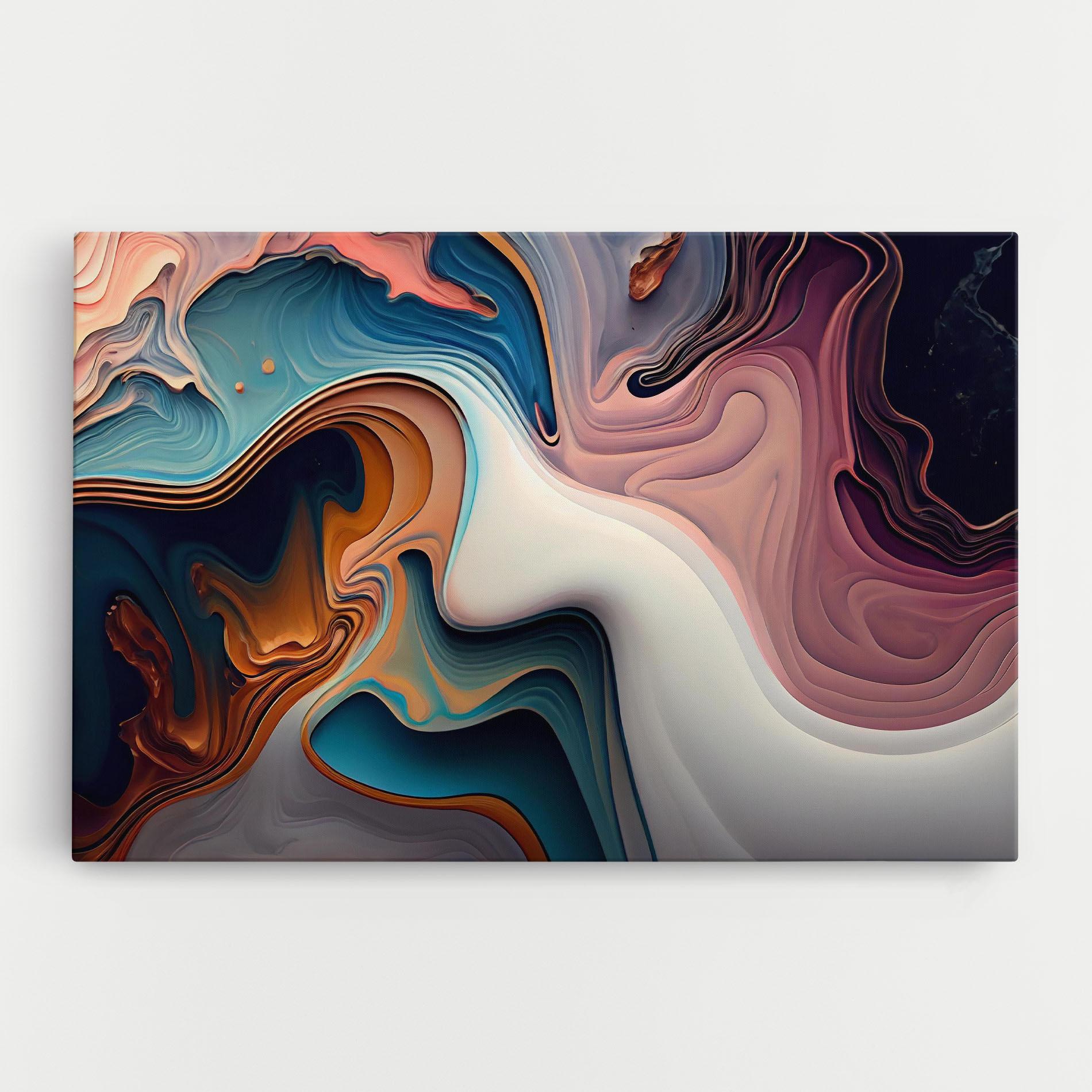 Картина на платно Mixed Colors Marble mockup 0