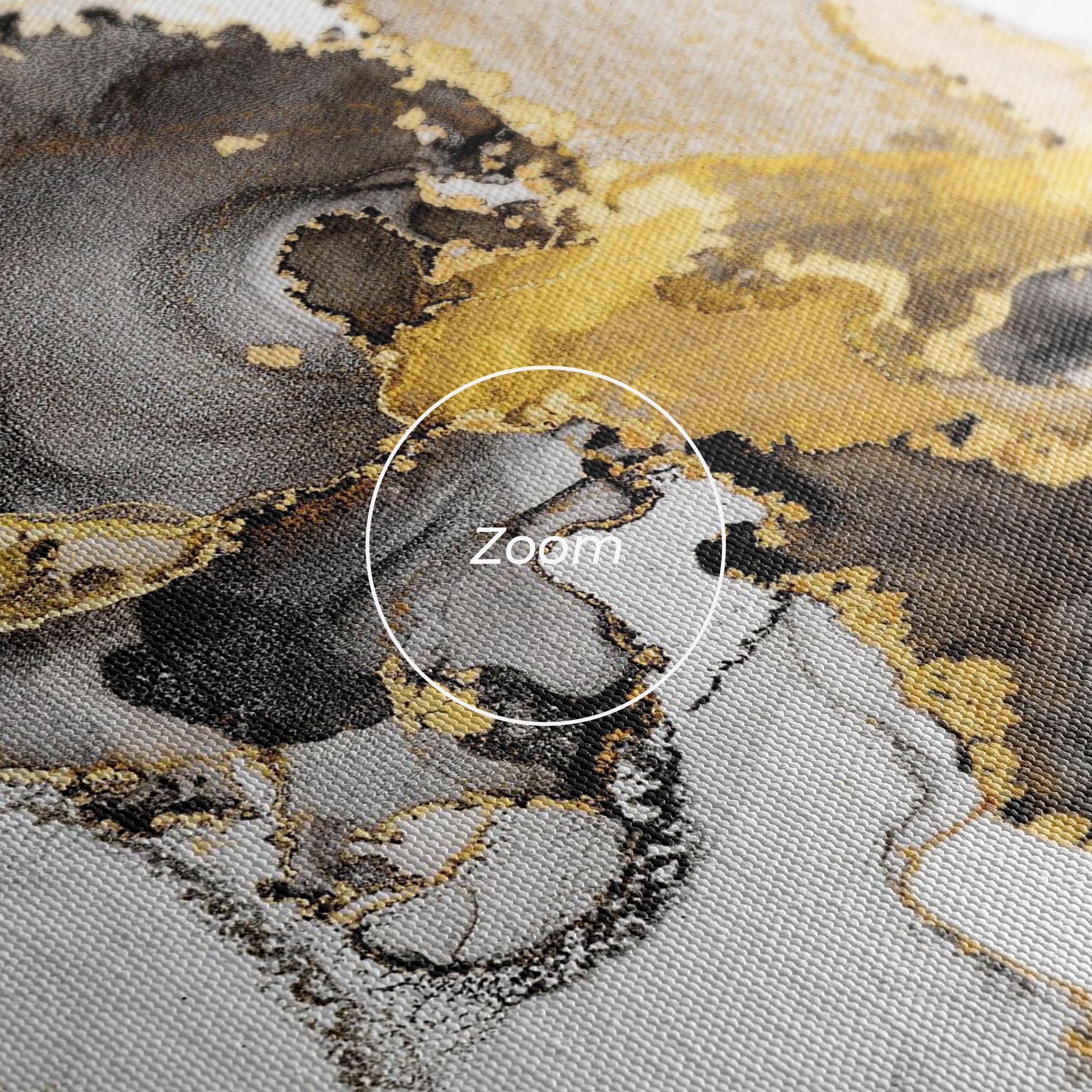 Картина на платно Golden Marble Shades mockup 3