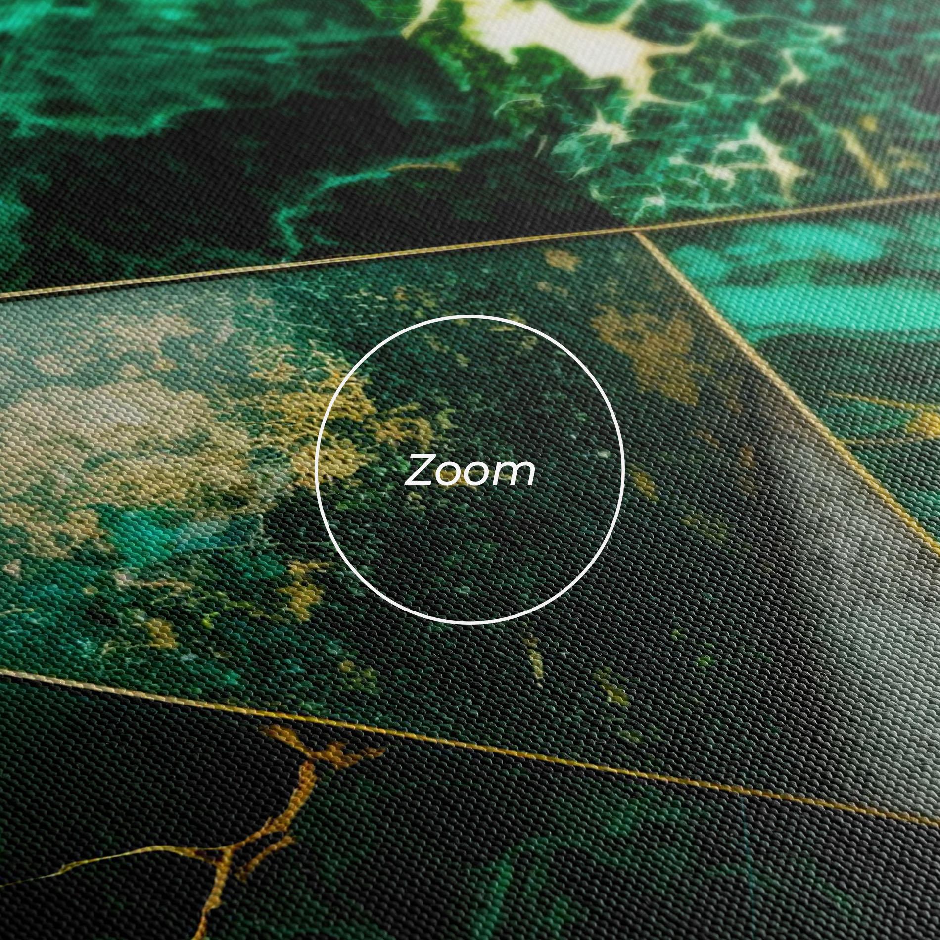 Картина на платно Green Marble mockup 3