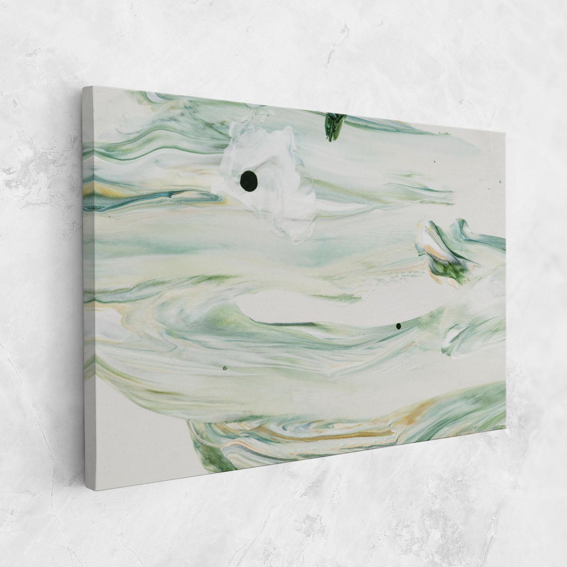 Картина на платно Light Green Painting mockup 1