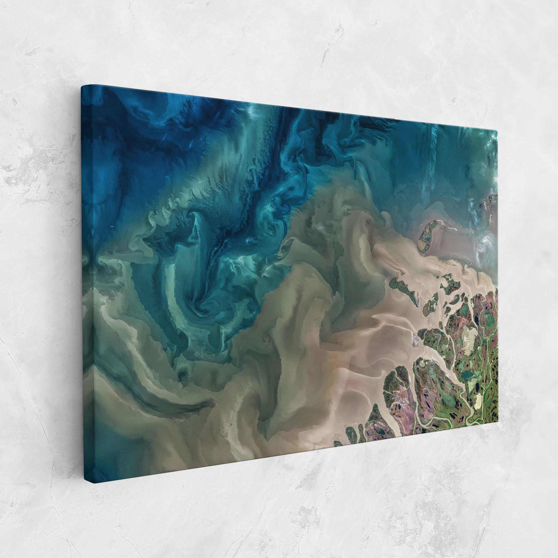 Ocean Blue Marble mockup 1
