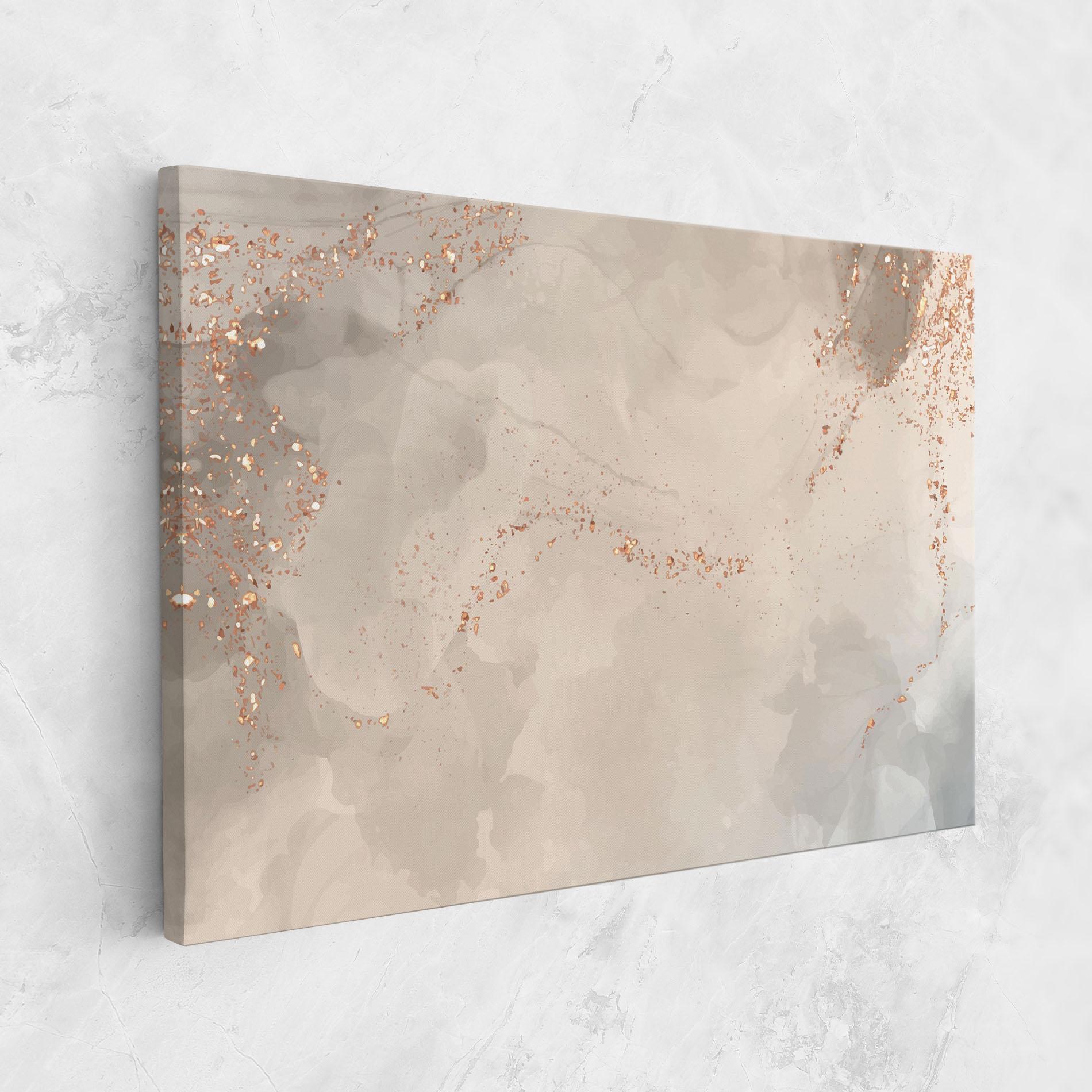 Картина на платно Pink Grey Marble 01 mockup 1