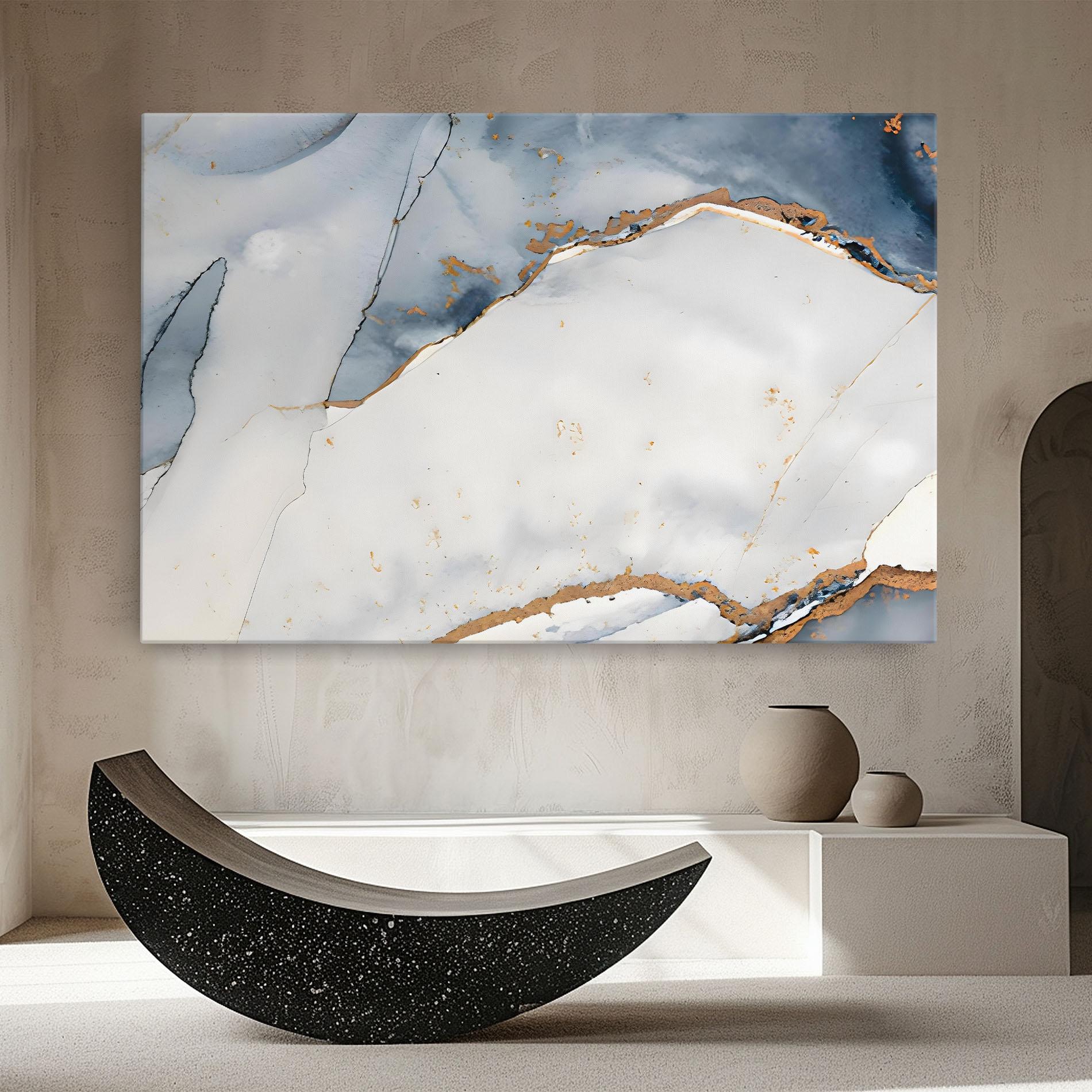 Картина на платно Blue Watercolor mockup 8