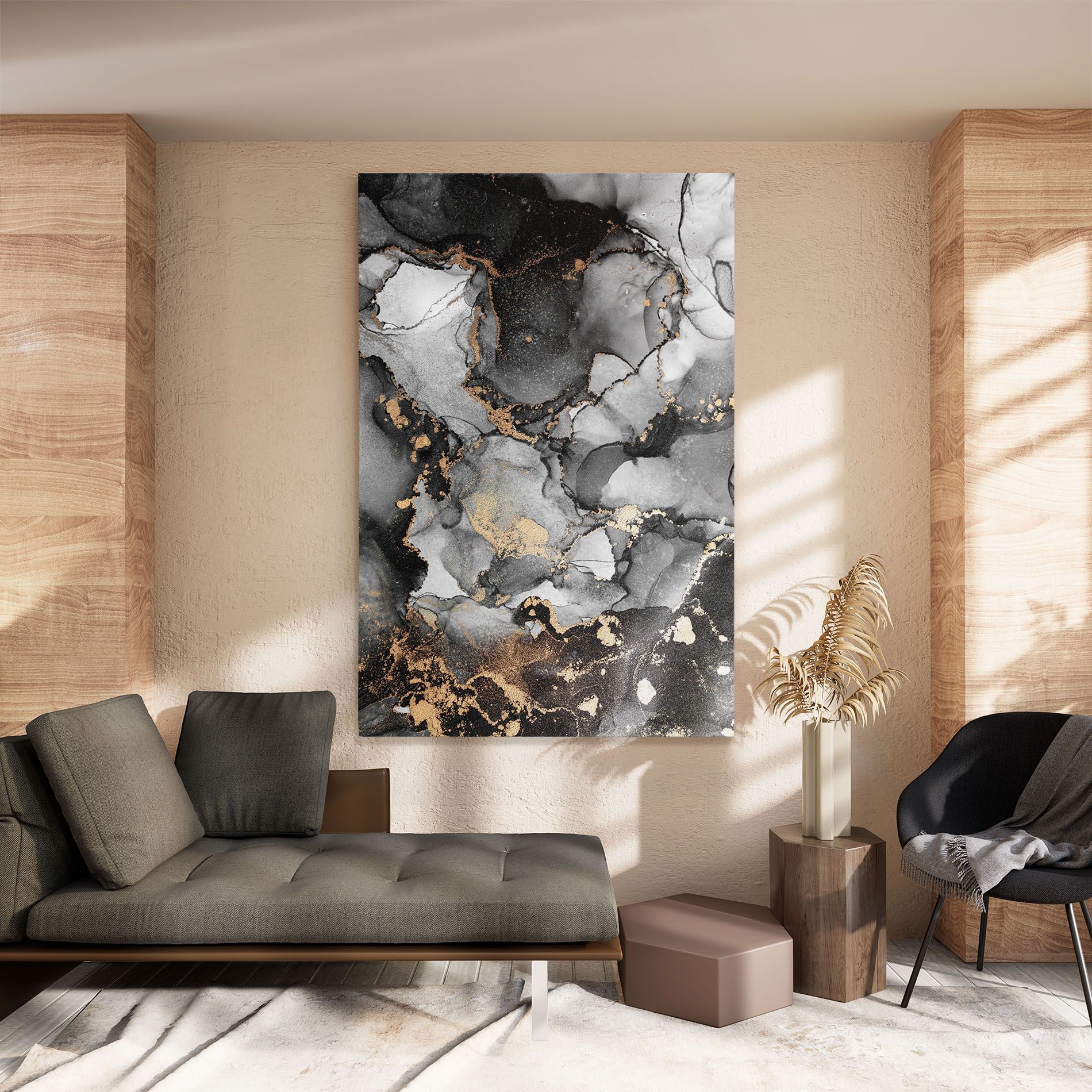 Grey Gold Marble mockup 8