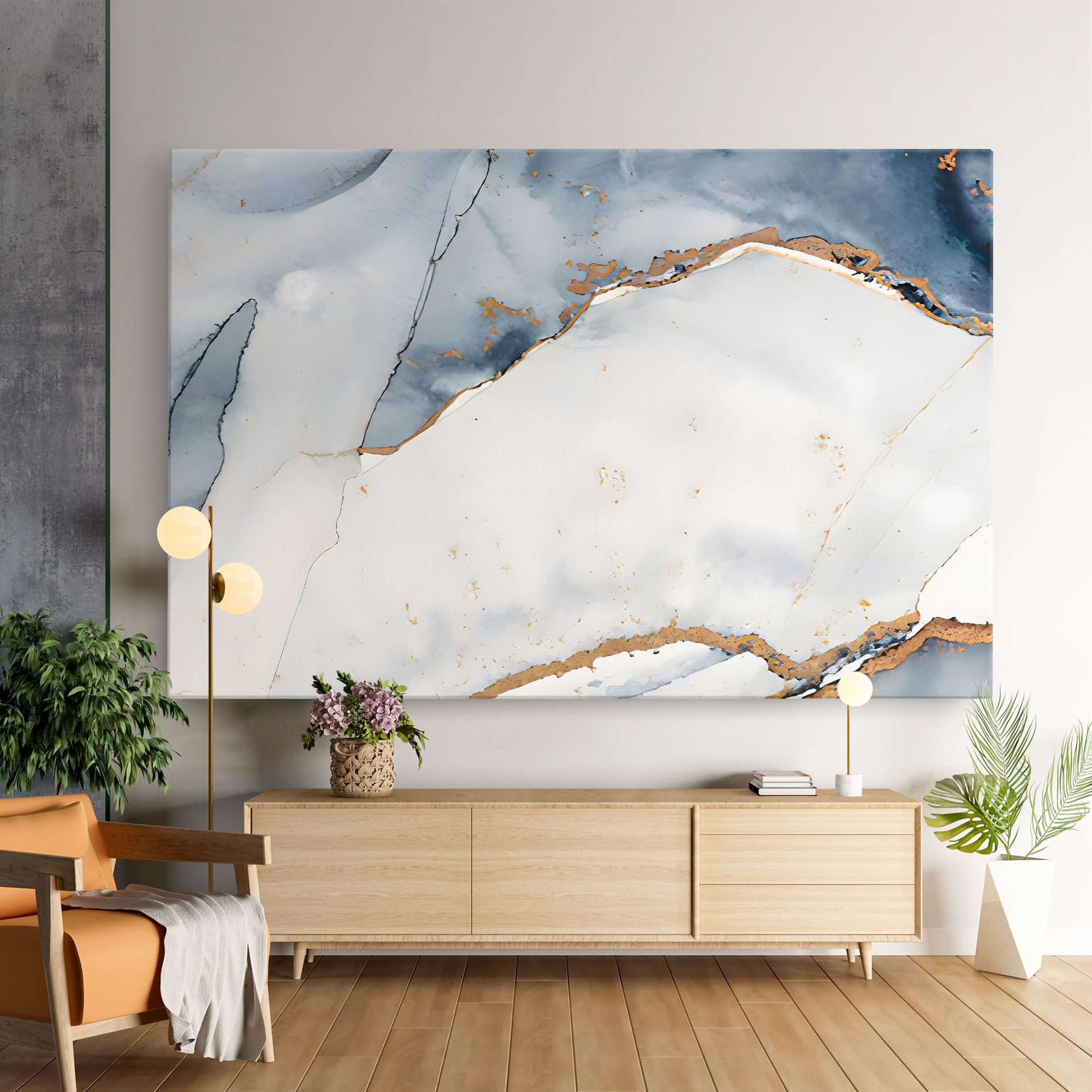 Blue Watercolor mockup 9