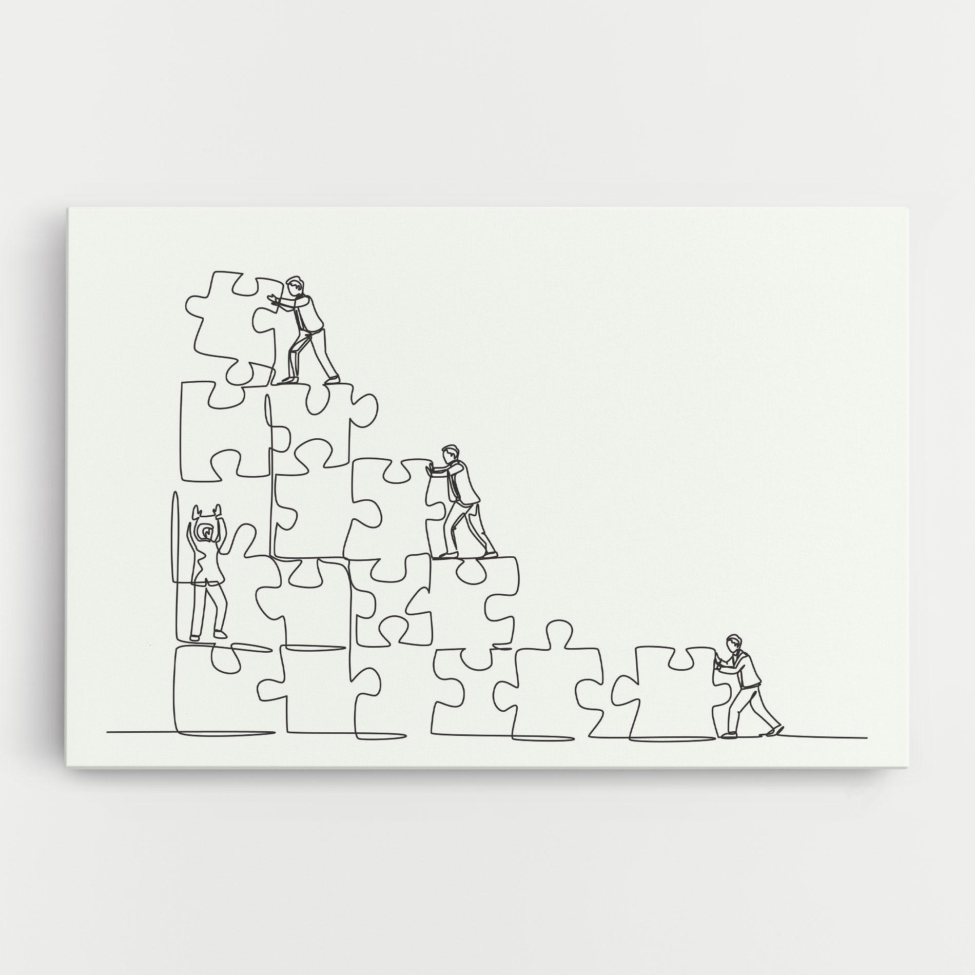 Картина на платно Businessman Up mockup 0