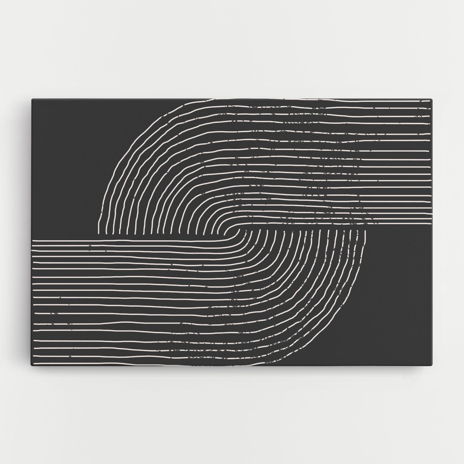 Картина на платно Minimalist Circle mockup 0