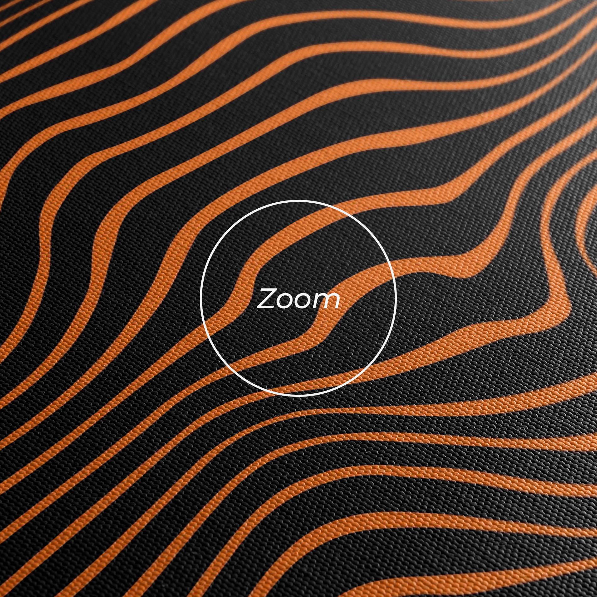 Картина на платно Black Circle mockup 3