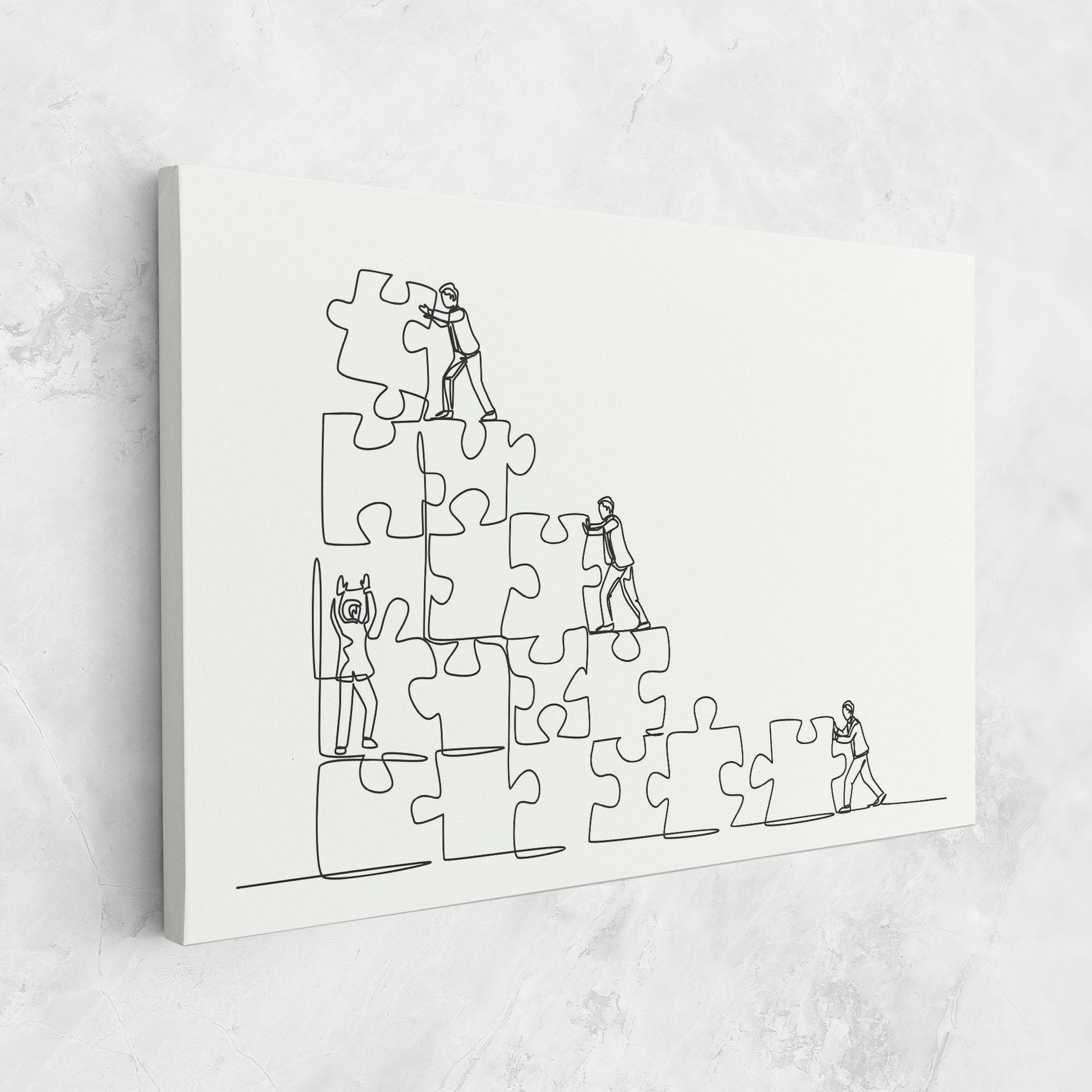 Картина на платно Businessman Up mockup 1